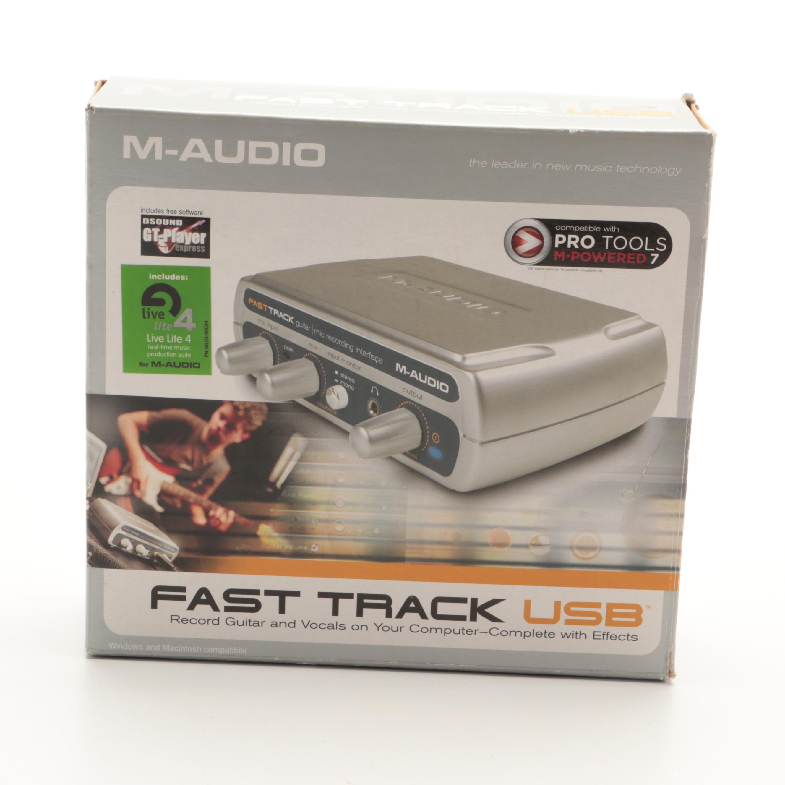 DigiTech RP355 Modeling Guitar Processor, Tascam CD Guitar Trainer, M-Audio USB