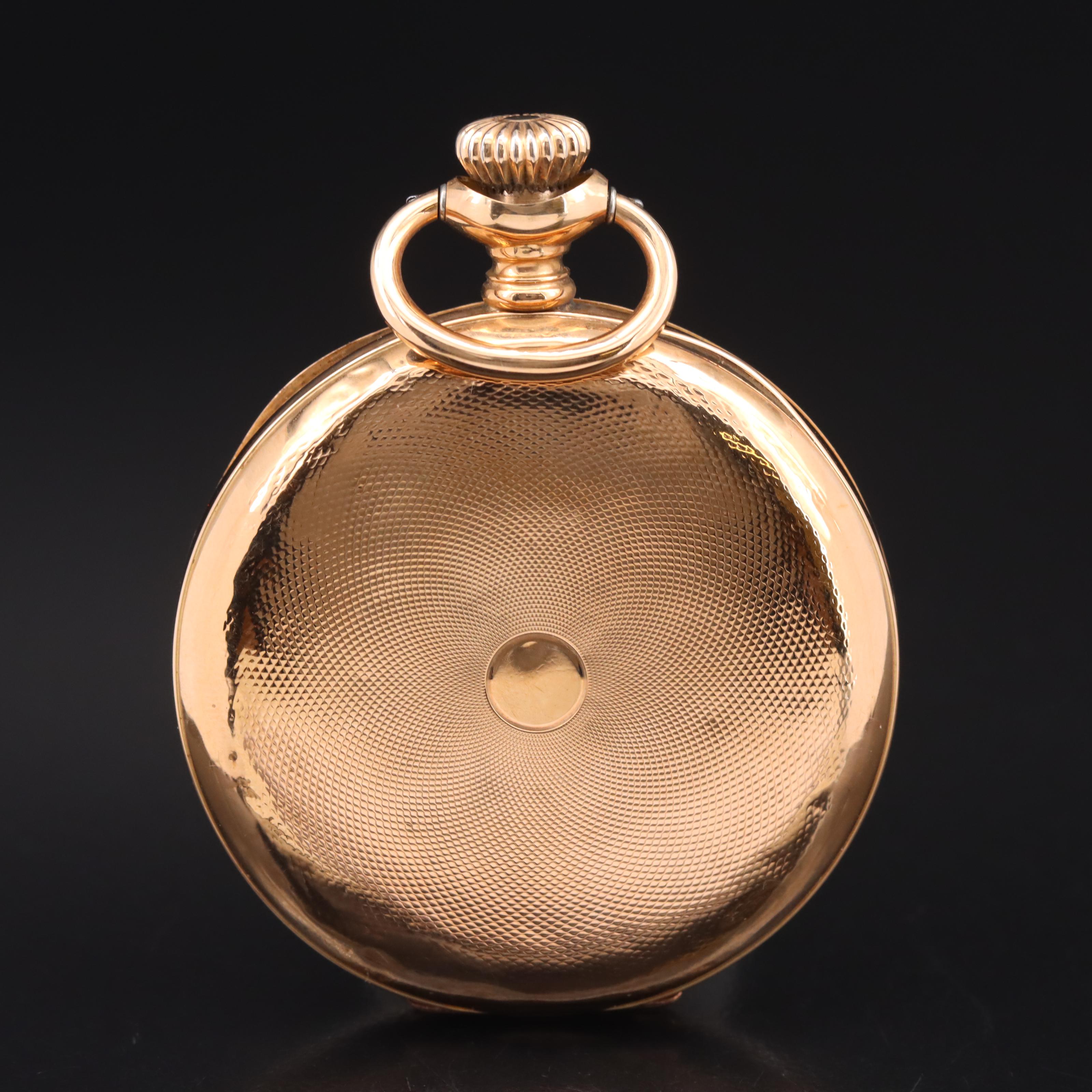 Vintage 14K Van Arken Zenith Pocket Watch