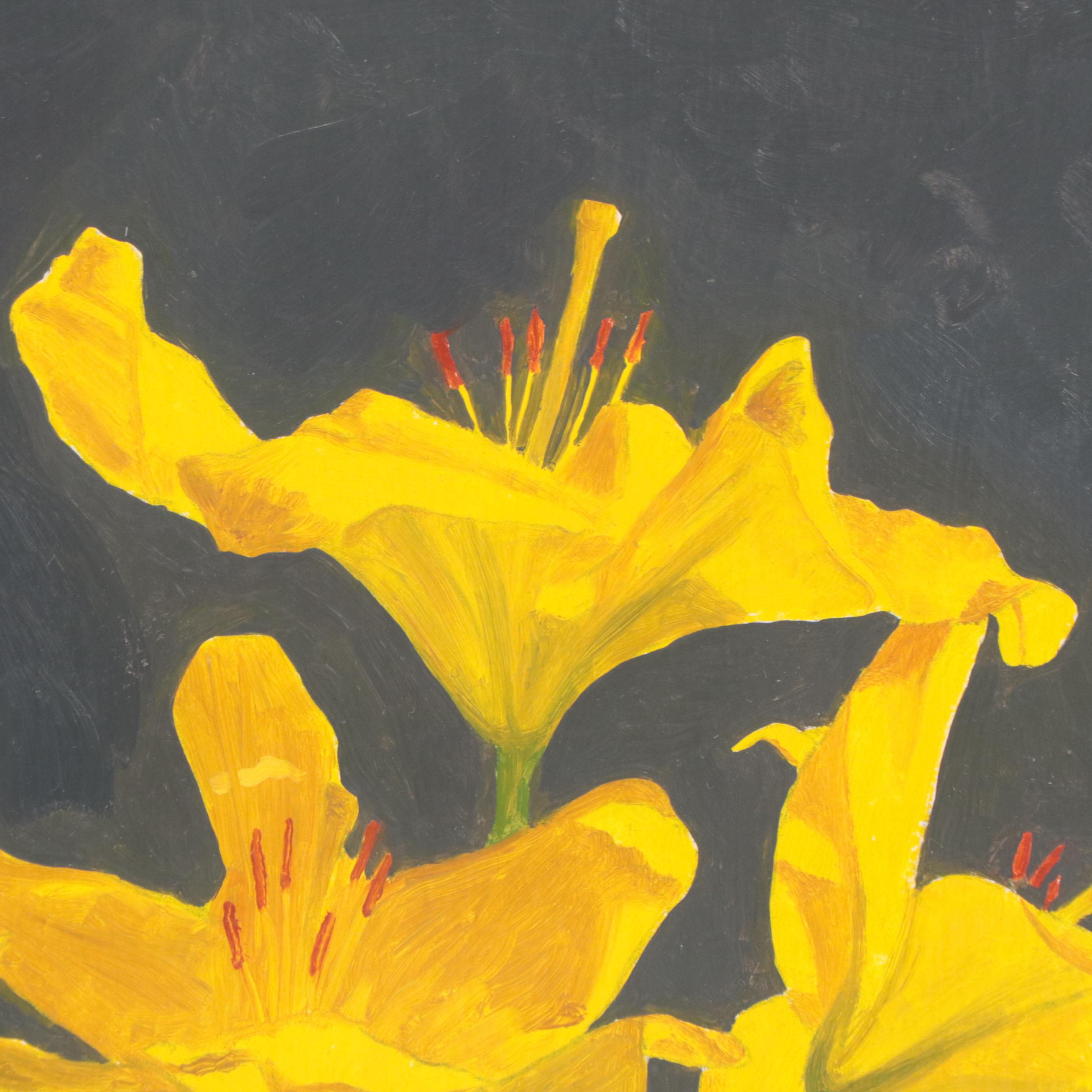 Peter Lentini Still Life Oil Painting "Vitreous Light," 21st Century