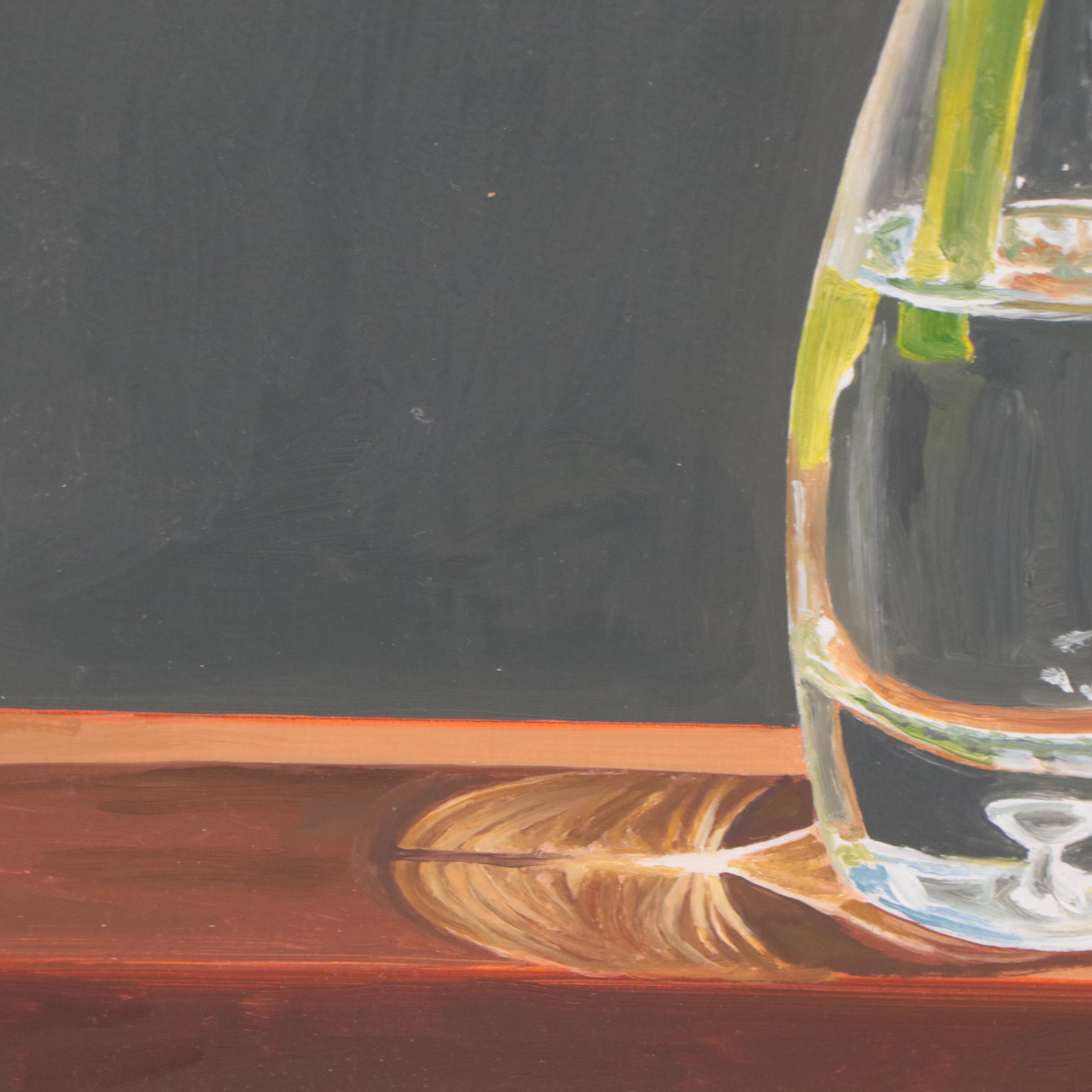 Peter Lentini Still Life Oil Painting "Vitreous Light," 21st Century