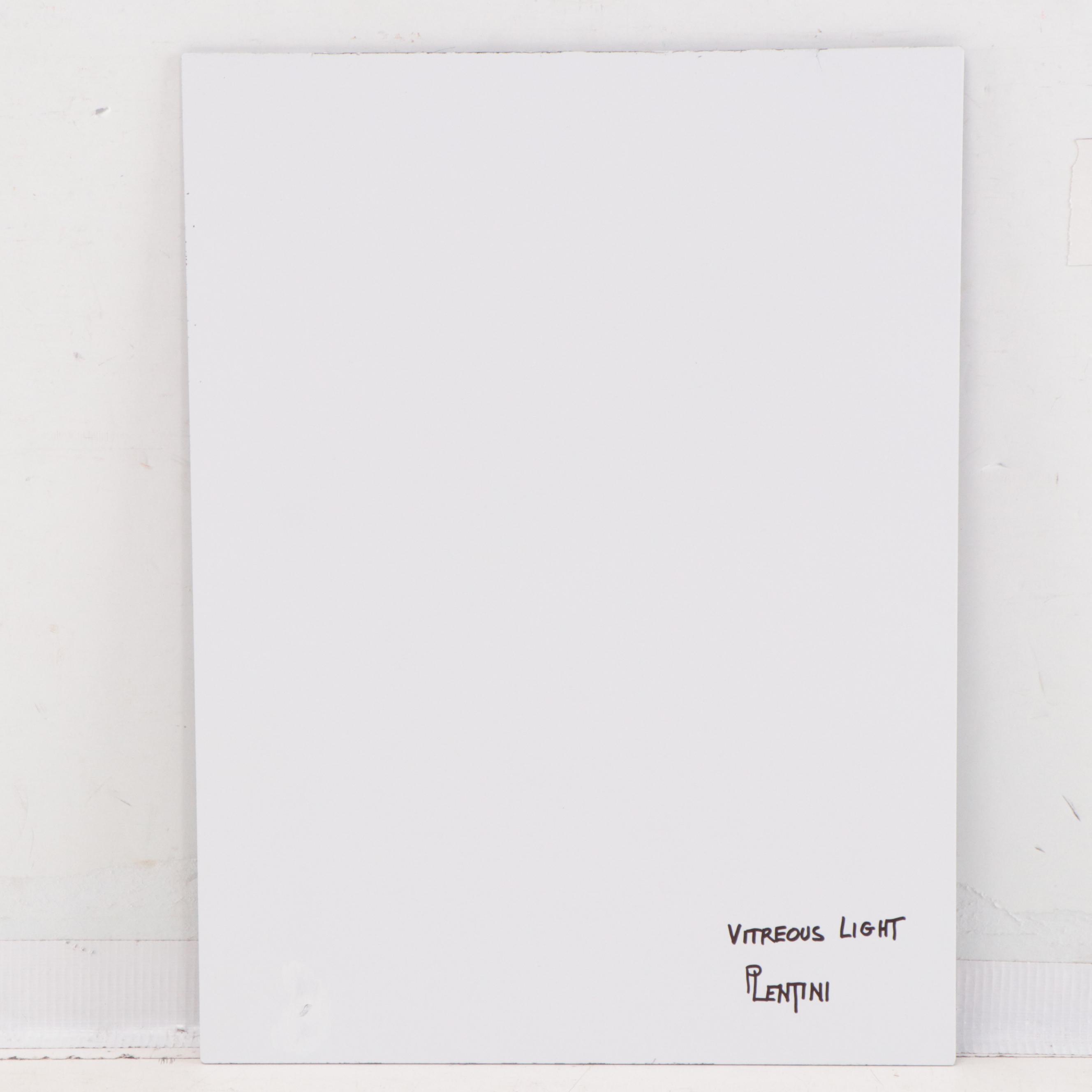 Peter Lentini Still Life Oil Painting "Vitreous Light," 21st Century