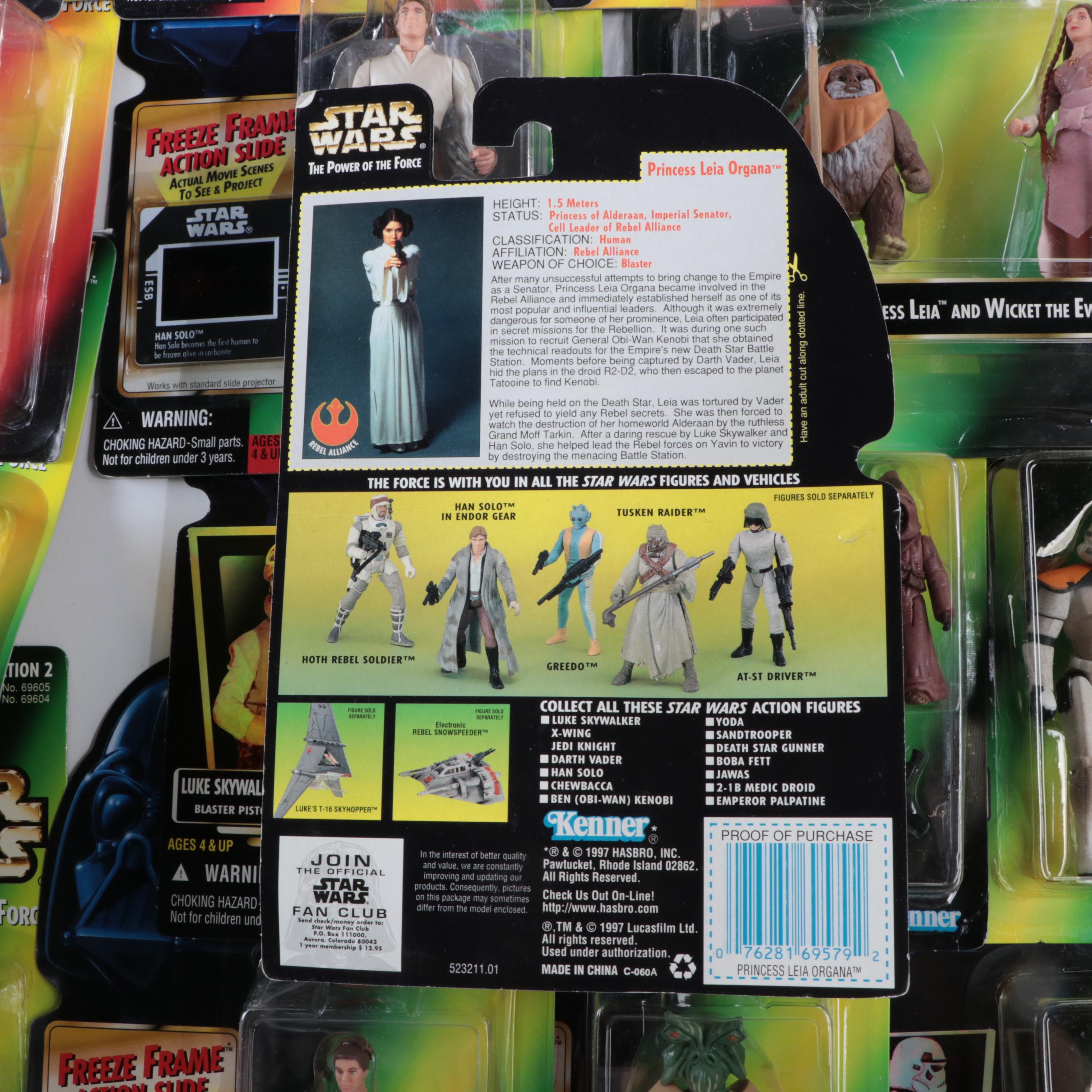 Kenner Star Wars Action Figures With Hasbro Millennium Falcon CD-ROM Playset