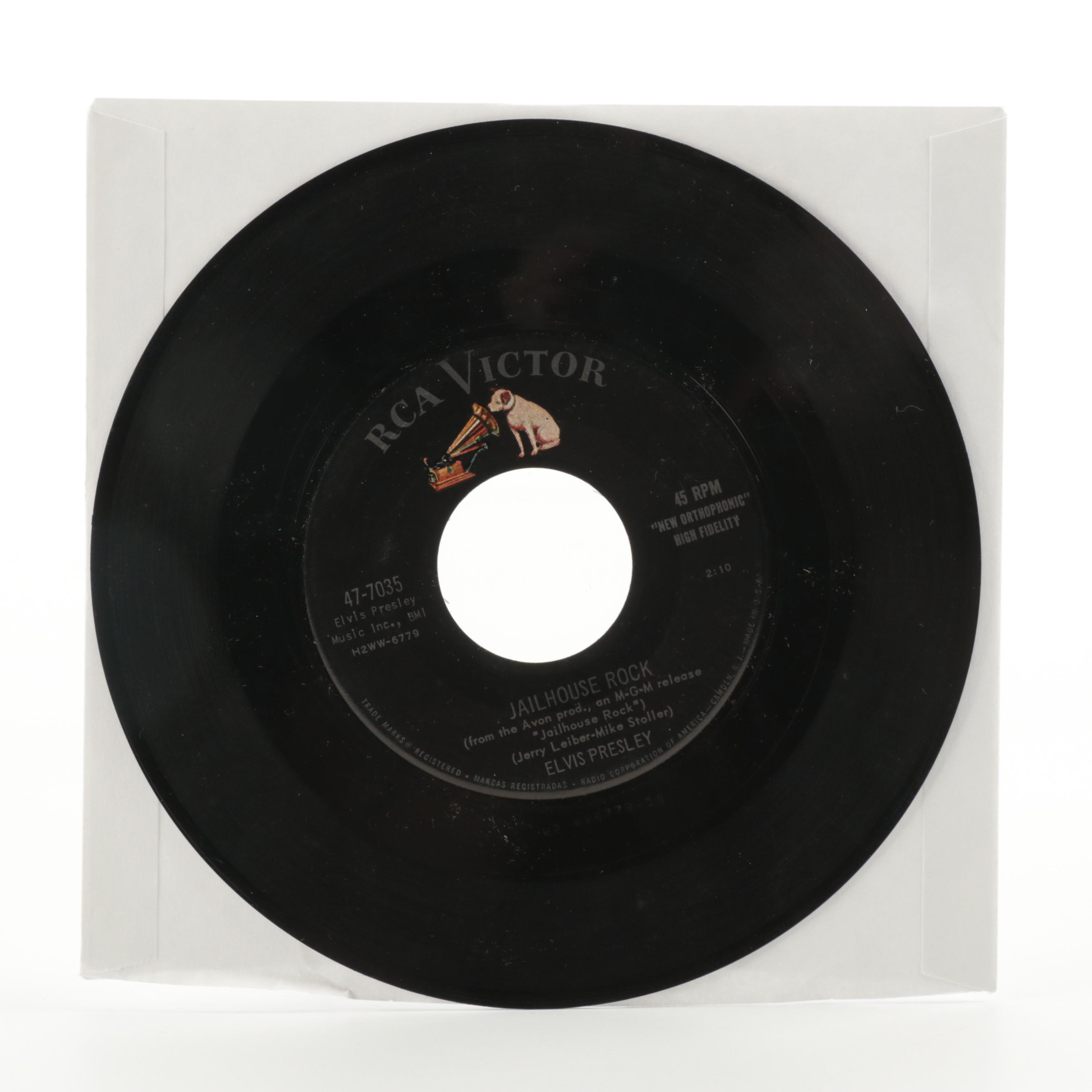 Elvis Presley, Ray Charles, Sam Cooke, More Vinyl Singles Records