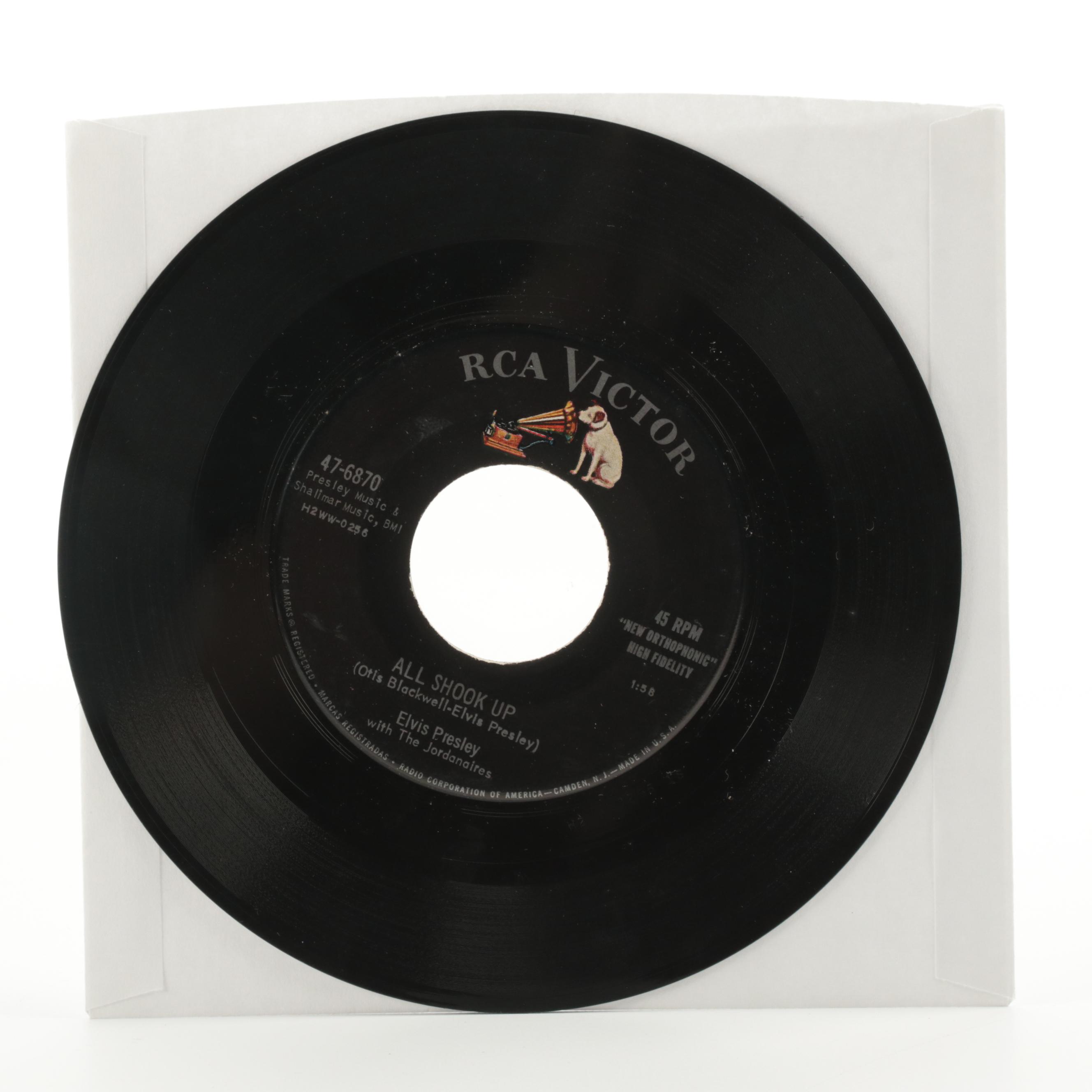 Elvis Presley, Ray Charles, Sam Cooke, More Vinyl Singles Records