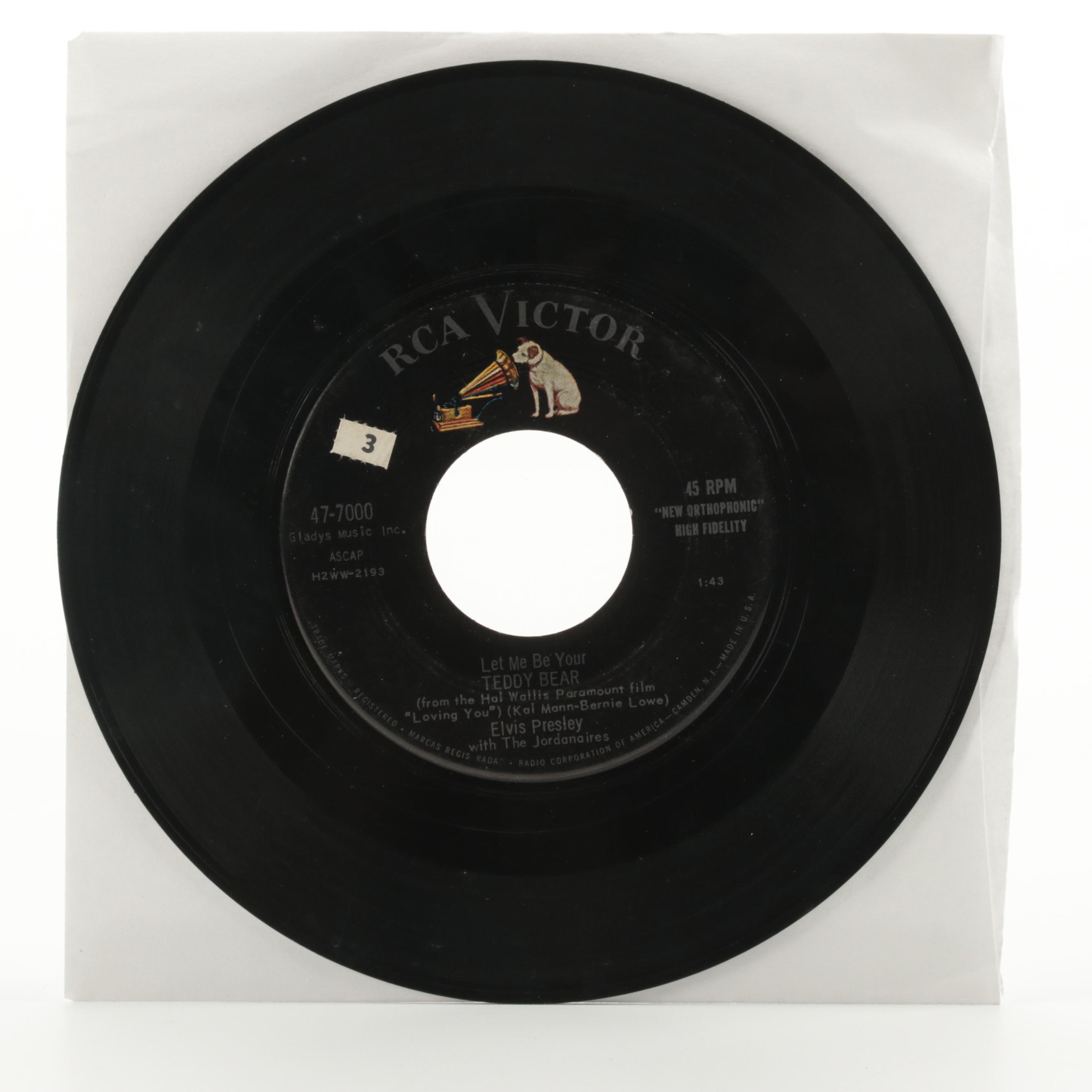 Elvis Presley, Ray Charles, Sam Cooke, More Vinyl Singles Records