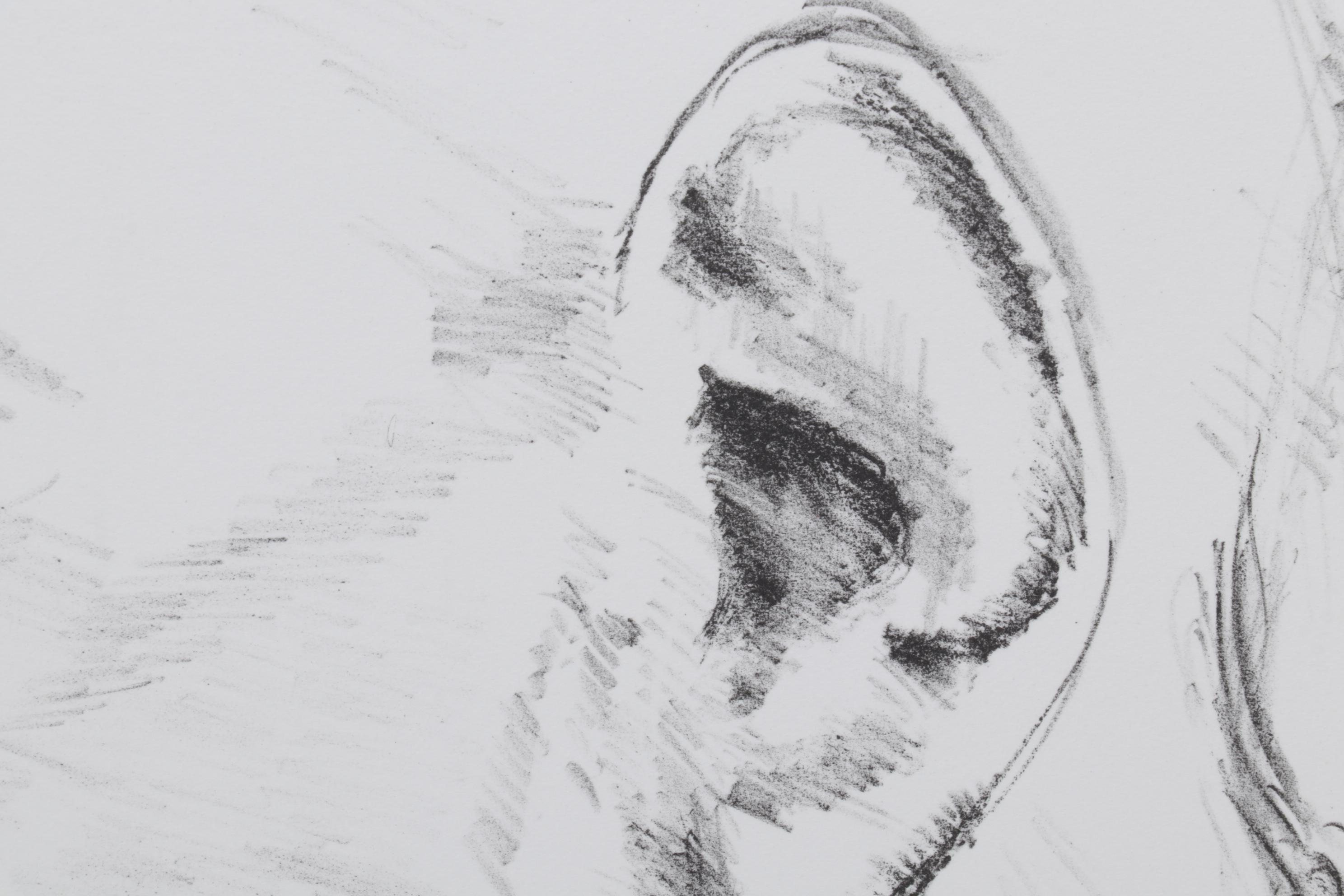 Sidney Chafetz Lithograph "Isaac Bashevis Singer," 1981