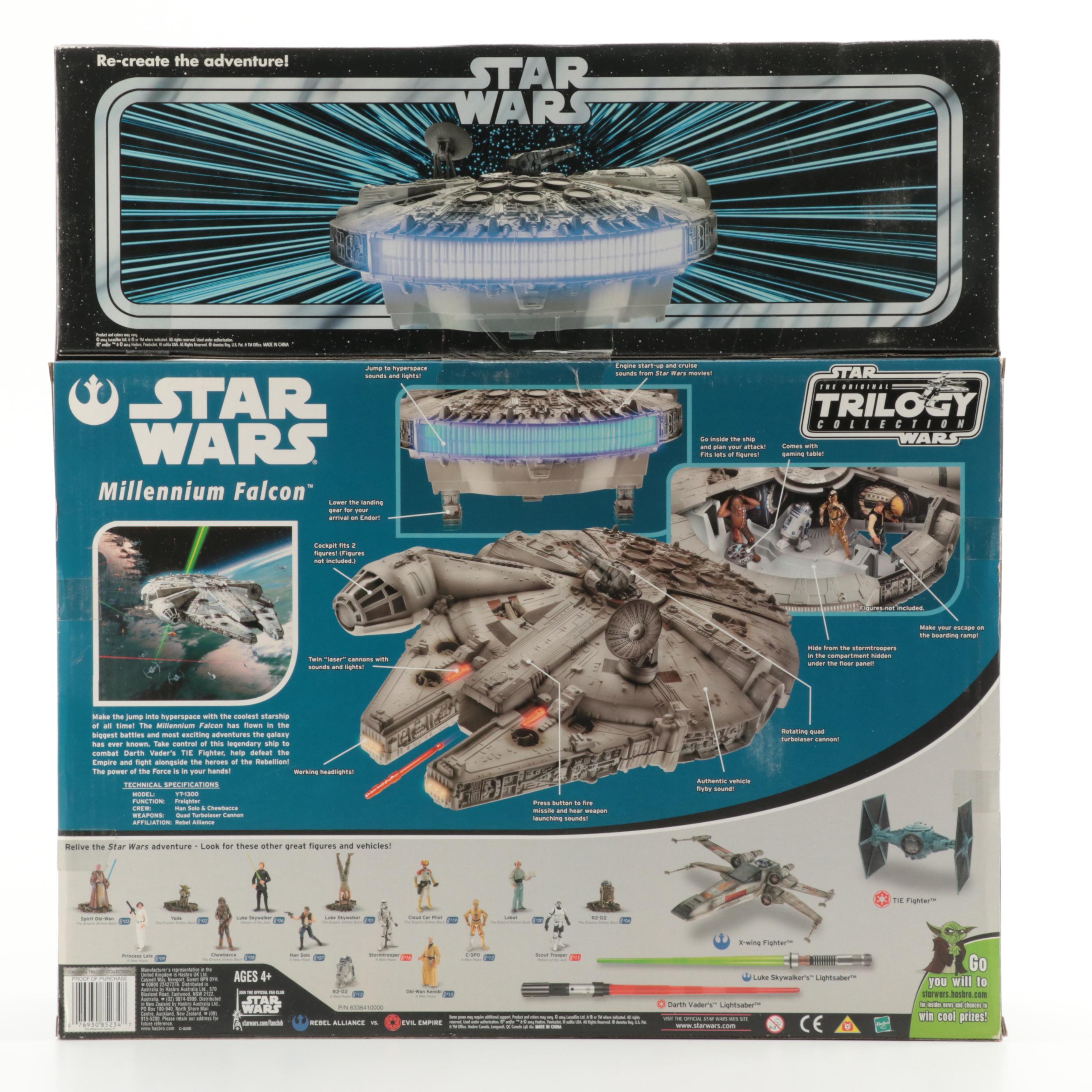 Hasbro Star Wars "The Original Trilogy Collection" Millennium Falcon Play Set