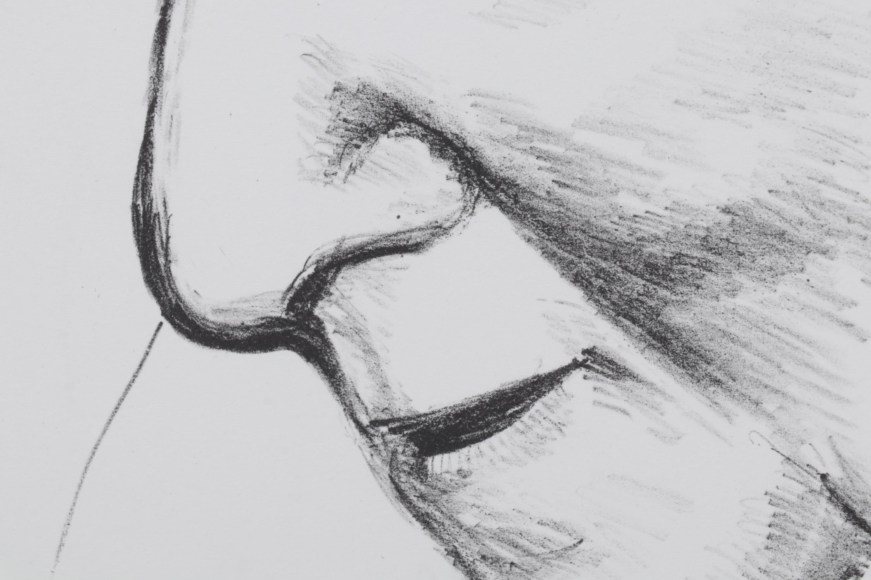 Sidney Chafetz Lithograph "Isaac Bashevis Singer," 1981