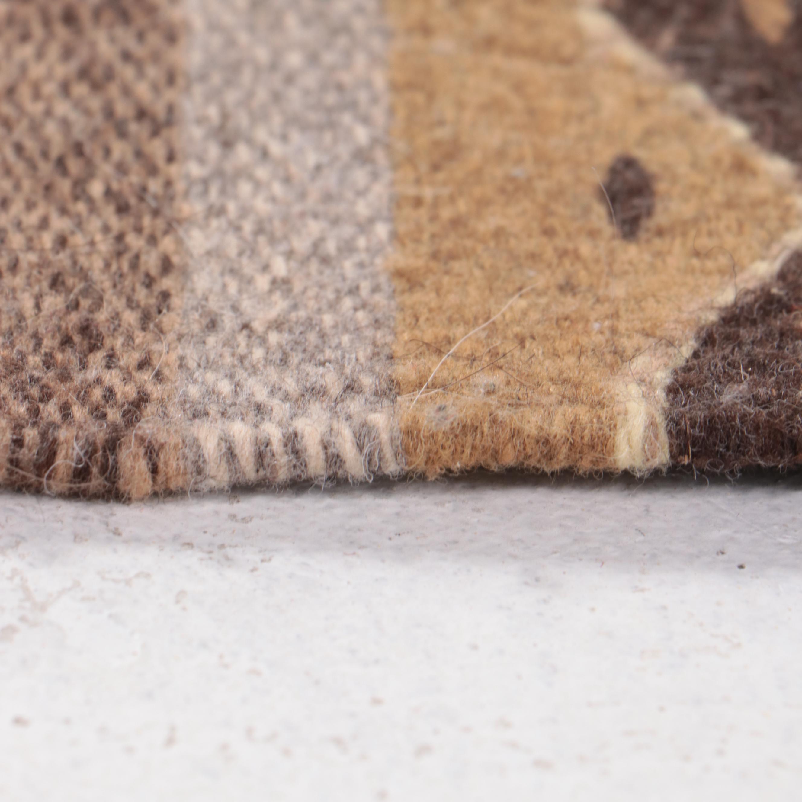 4'2 x 6'7 Handwoven Marcos Bautista Mexican Zapotec Area Rug