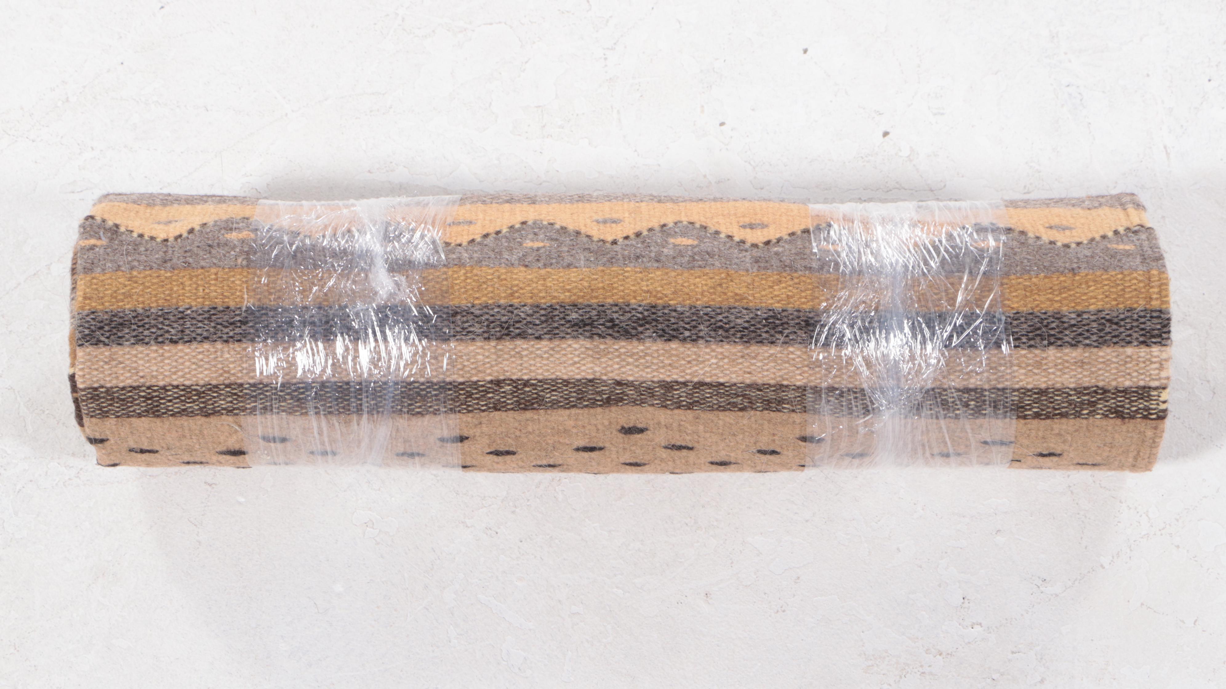 4'2 x 6'7 Handwoven Marcos Bautista Mexican Zapotec Area Rug