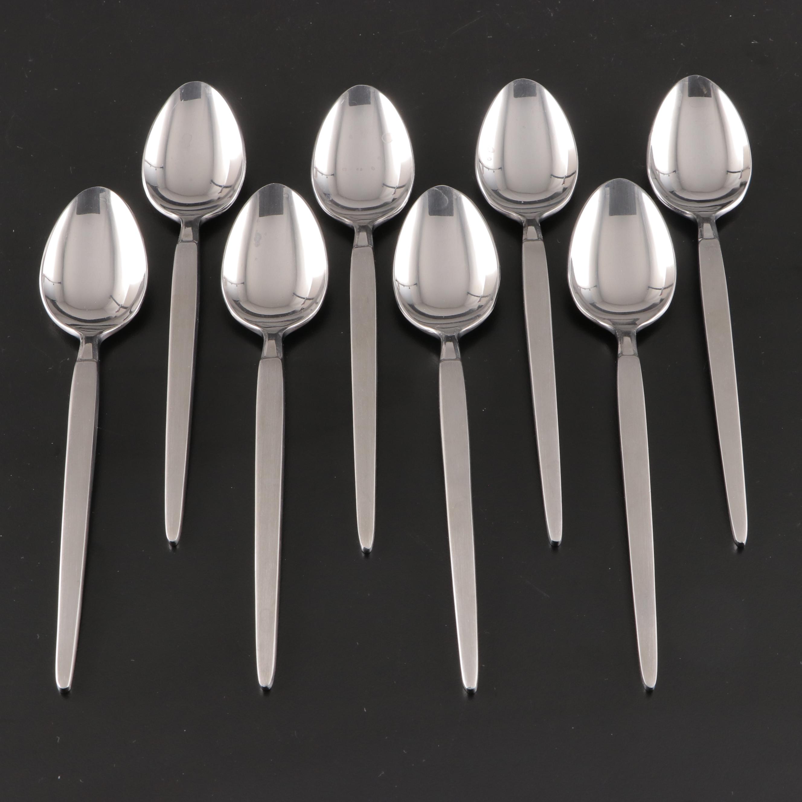 Stanley Roberts Mid Century Modern Style "Astro" Stainless Steel Flatware