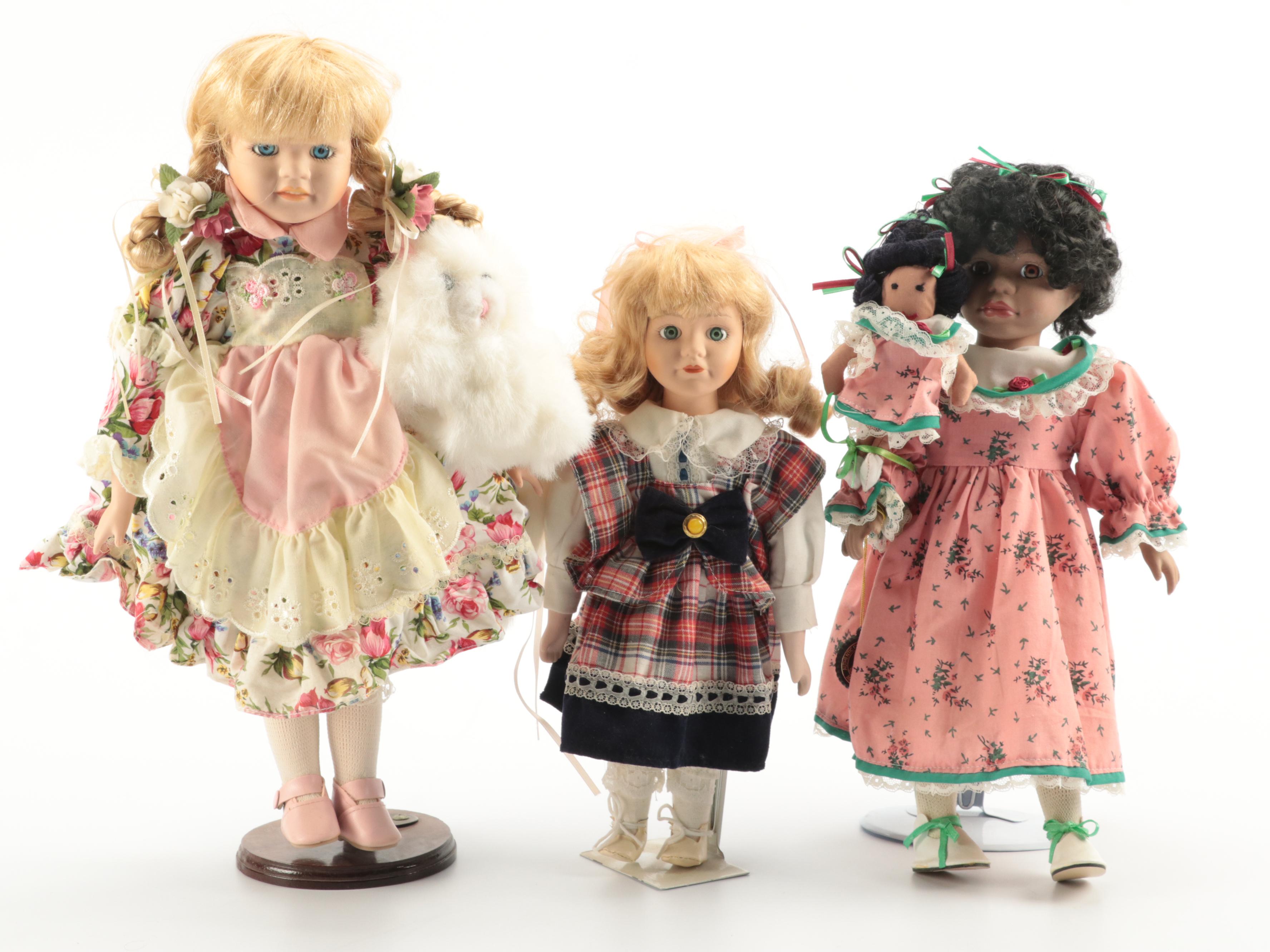 The Collectors Choice By Dan Dee and Other Porcelain Dolls