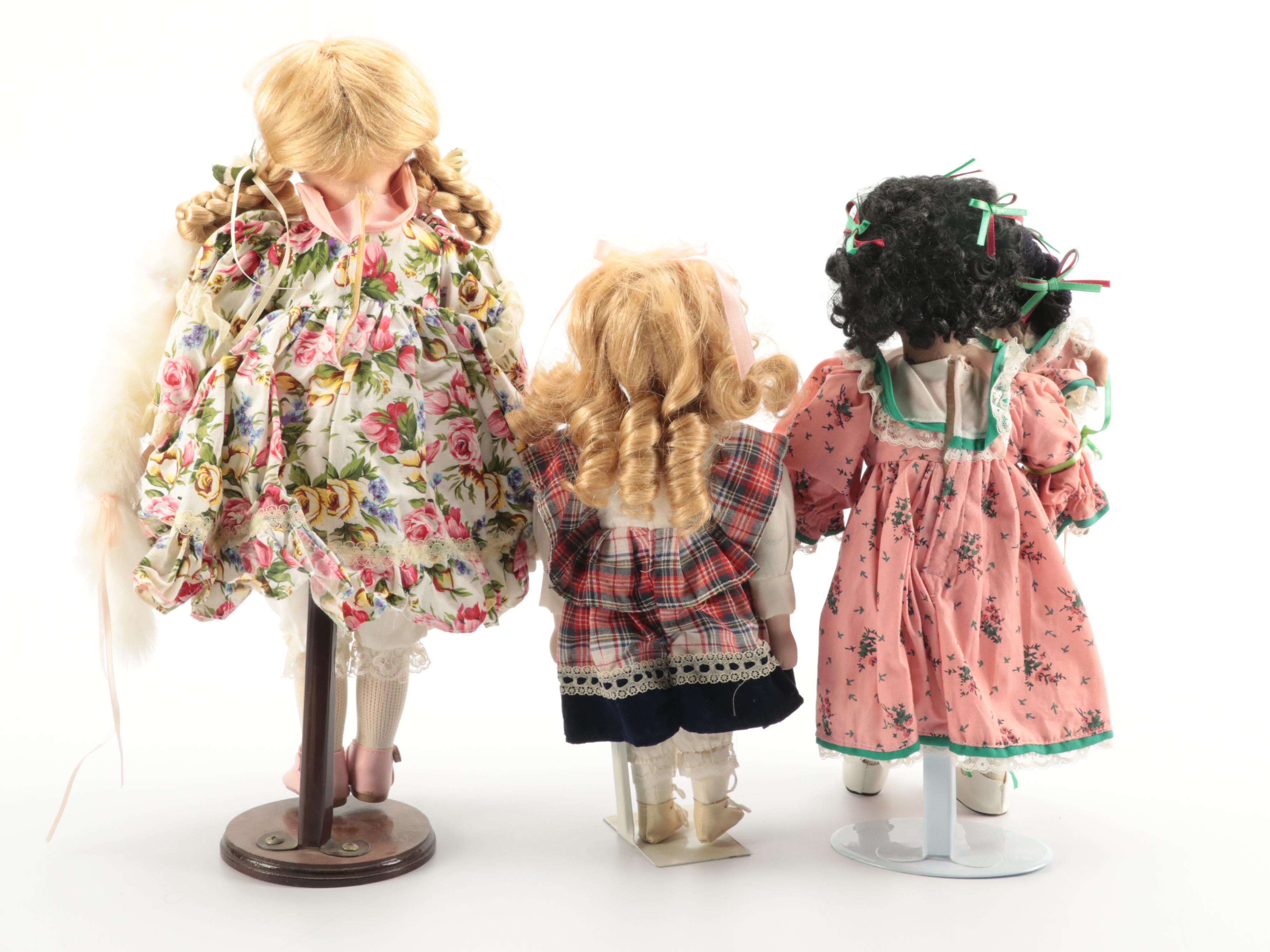 The Collectors Choice By Dan Dee and Other Porcelain Dolls