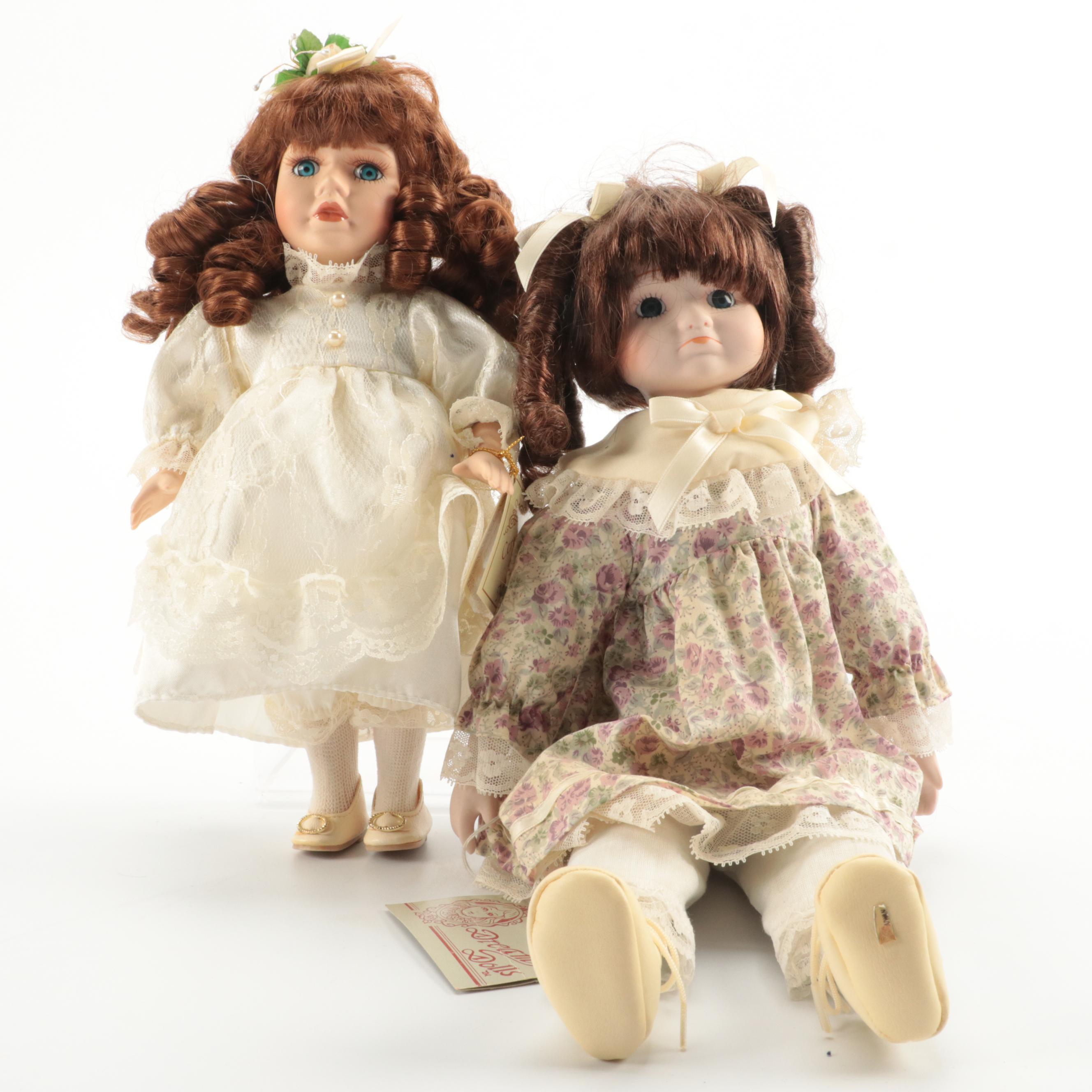 The Collectors Choice By Dan Dee and Other Porcelain Dolls