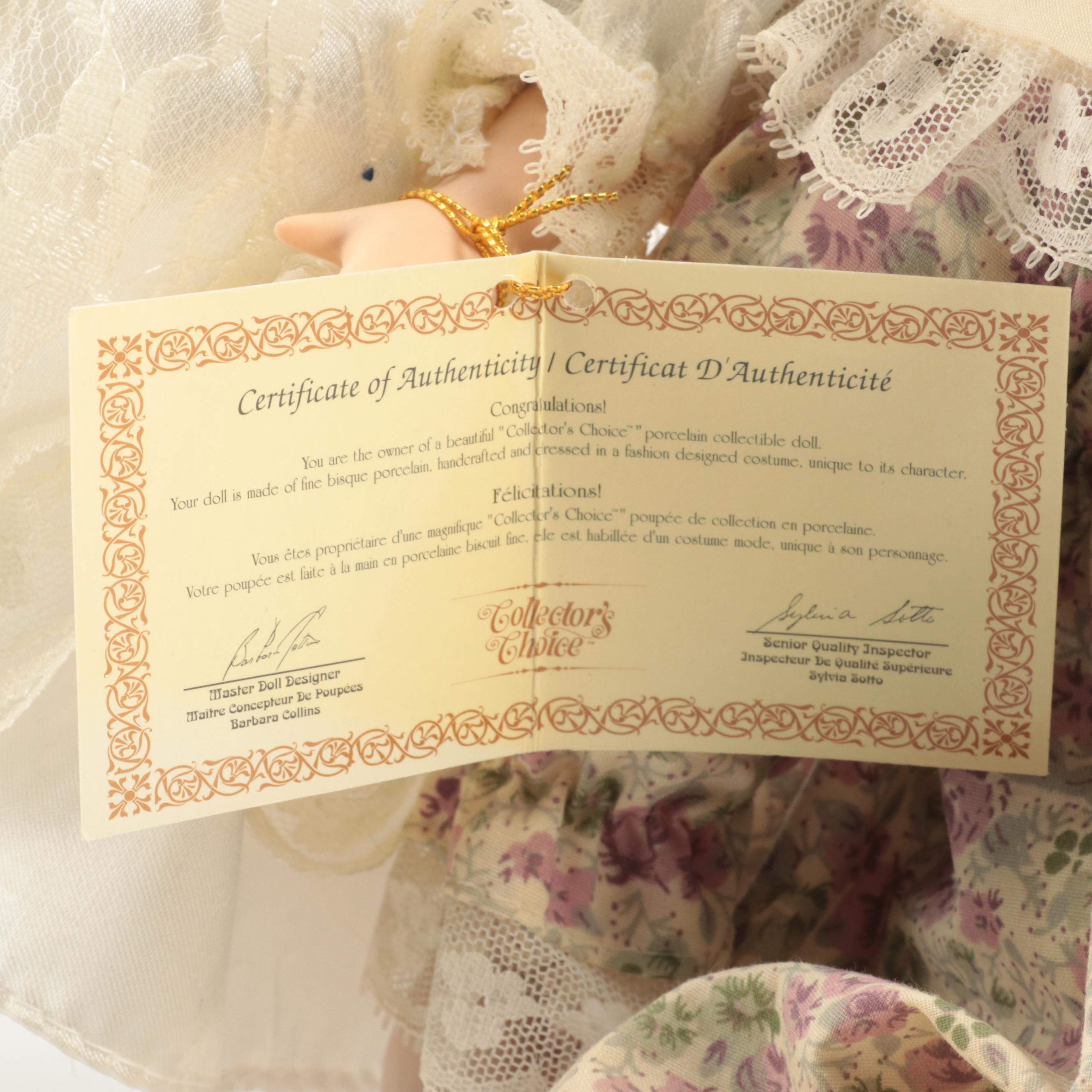 The Collectors Choice By Dan Dee and Other Porcelain Dolls