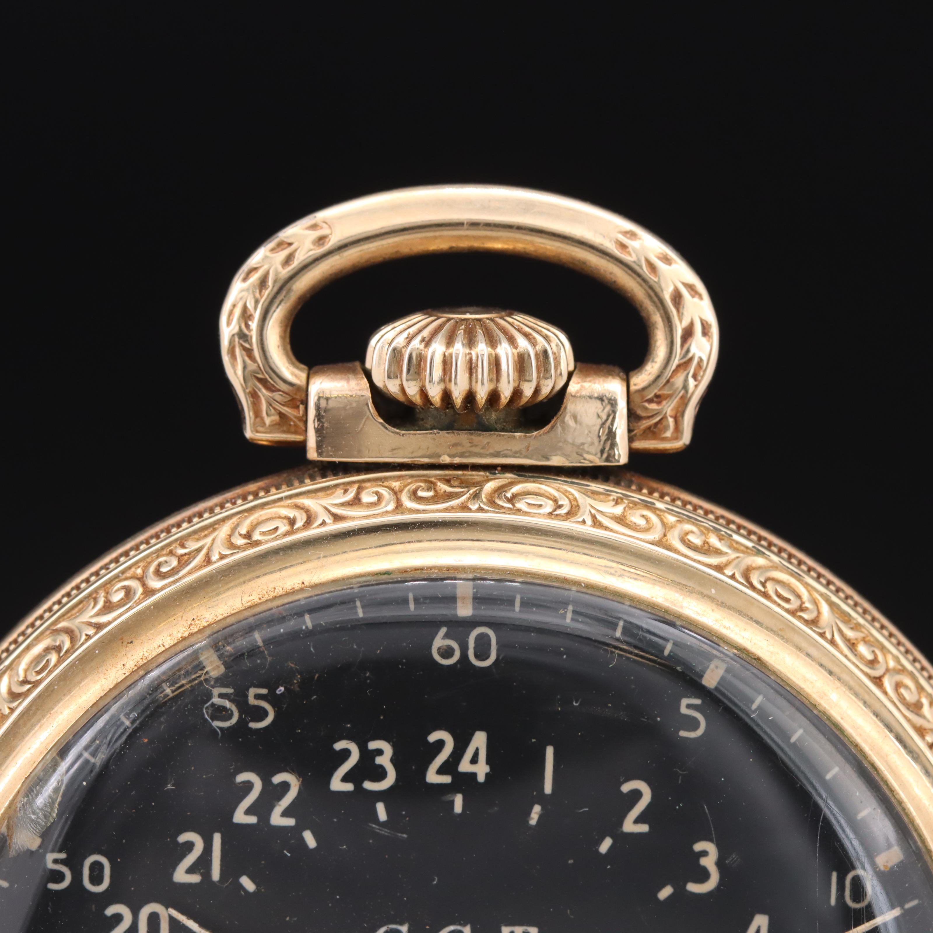 1944 Hamilton G.C.T. Military Pocket Watch