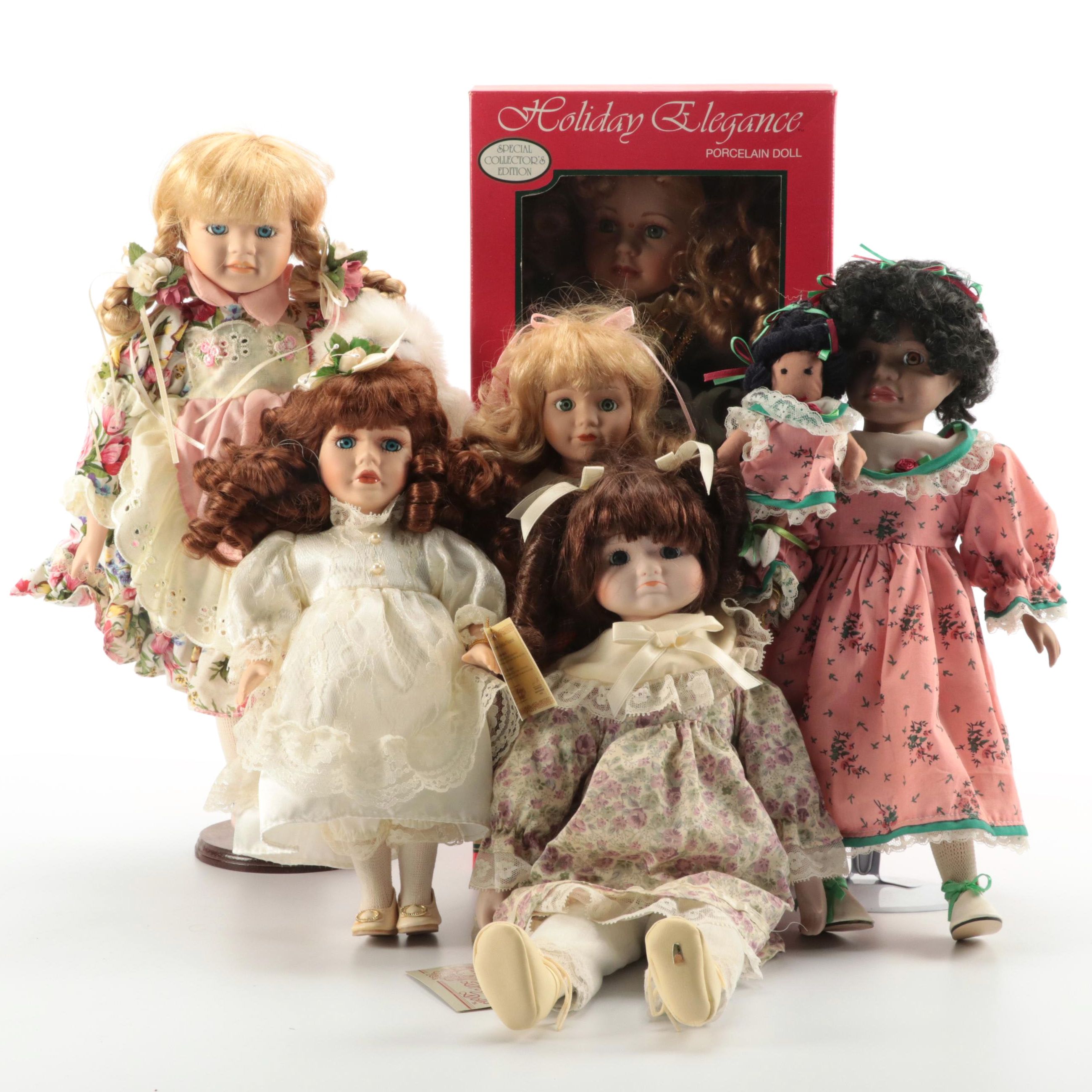 The Collectors Choice By Dan Dee and Other Porcelain Dolls