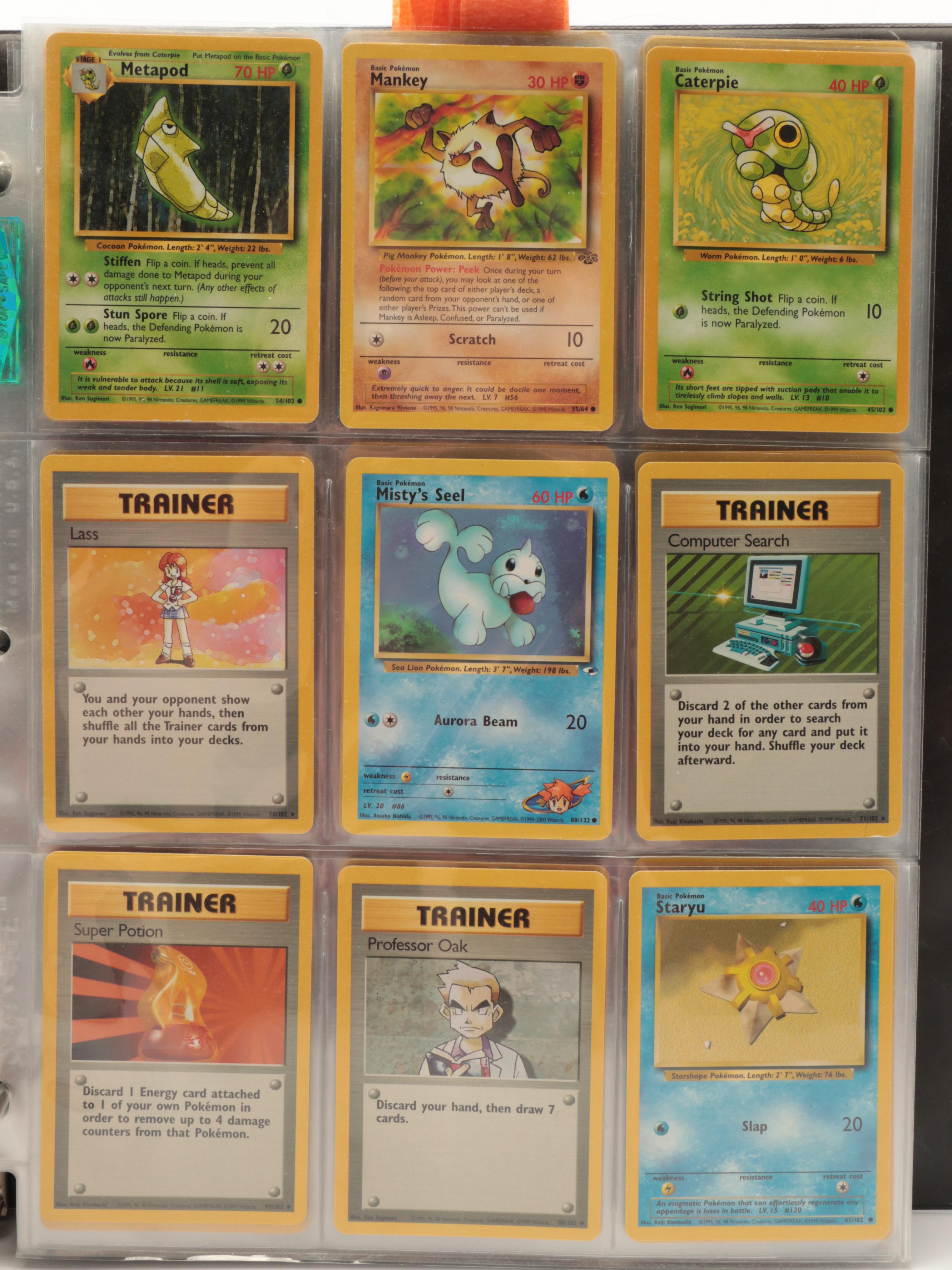 Pokémon and Digimon Trading Cards with Meowth Fruit Roll Up Promo 1990s–2000s