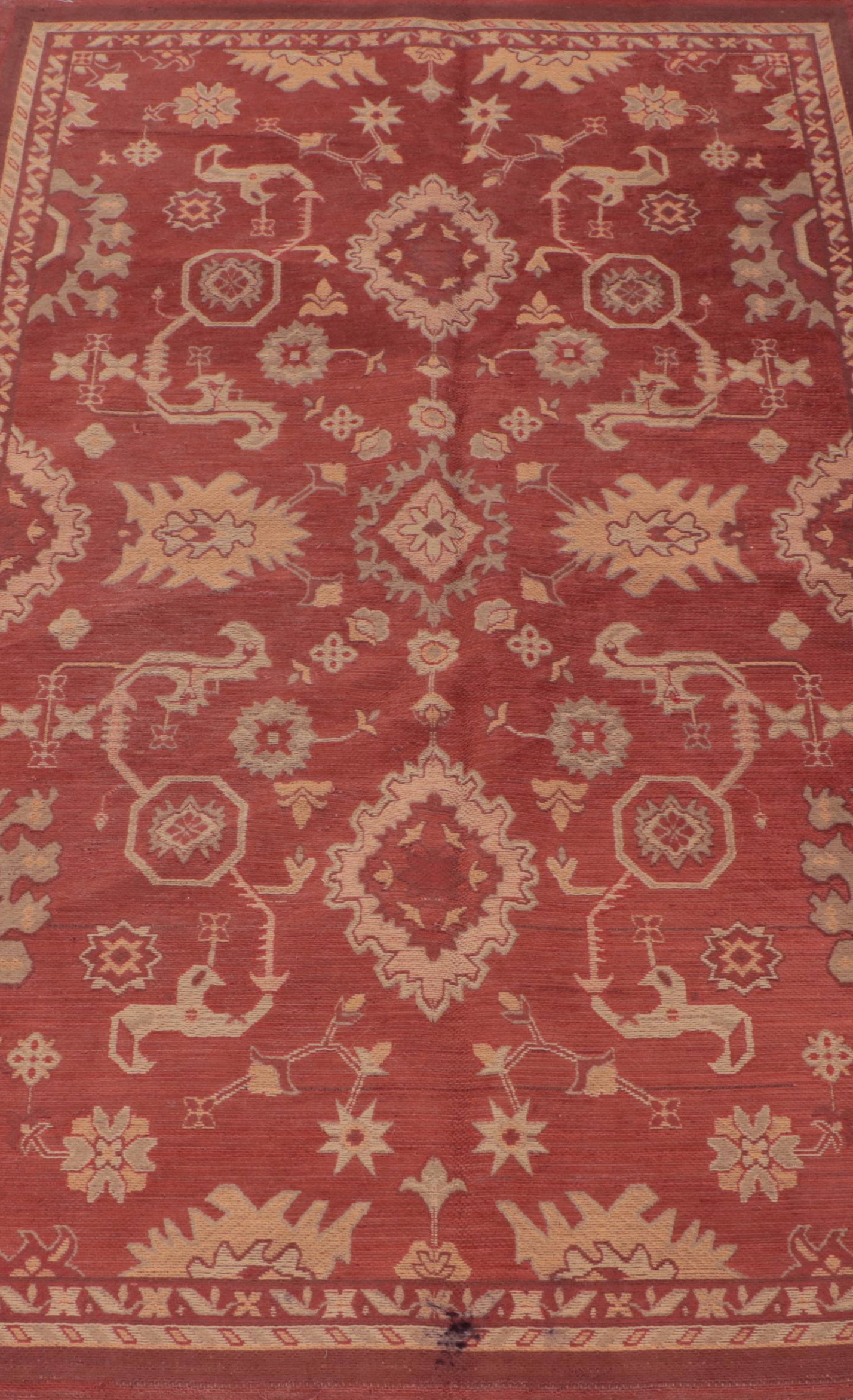 5'2 x 8' Hand-Tufted Persian Style Area Rug
