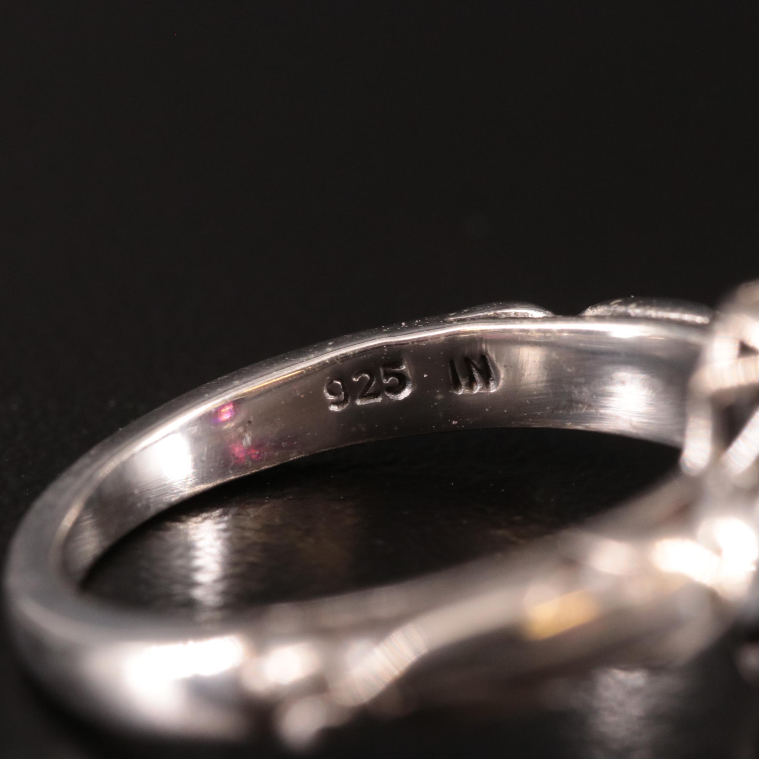 Sterling Garnet Ring