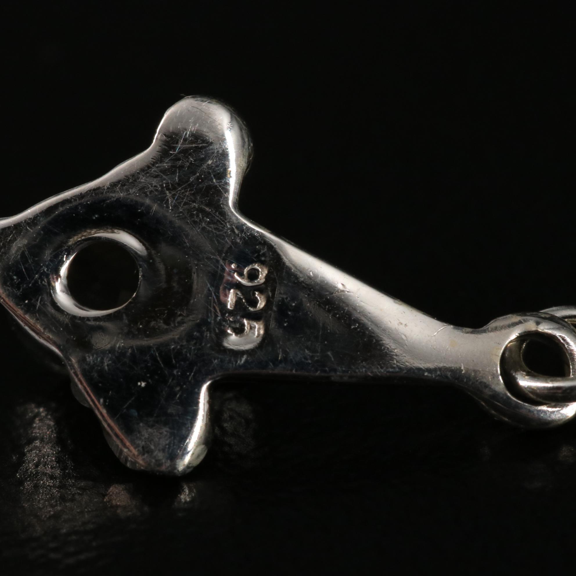 Sterling Citrine Drop Earrings