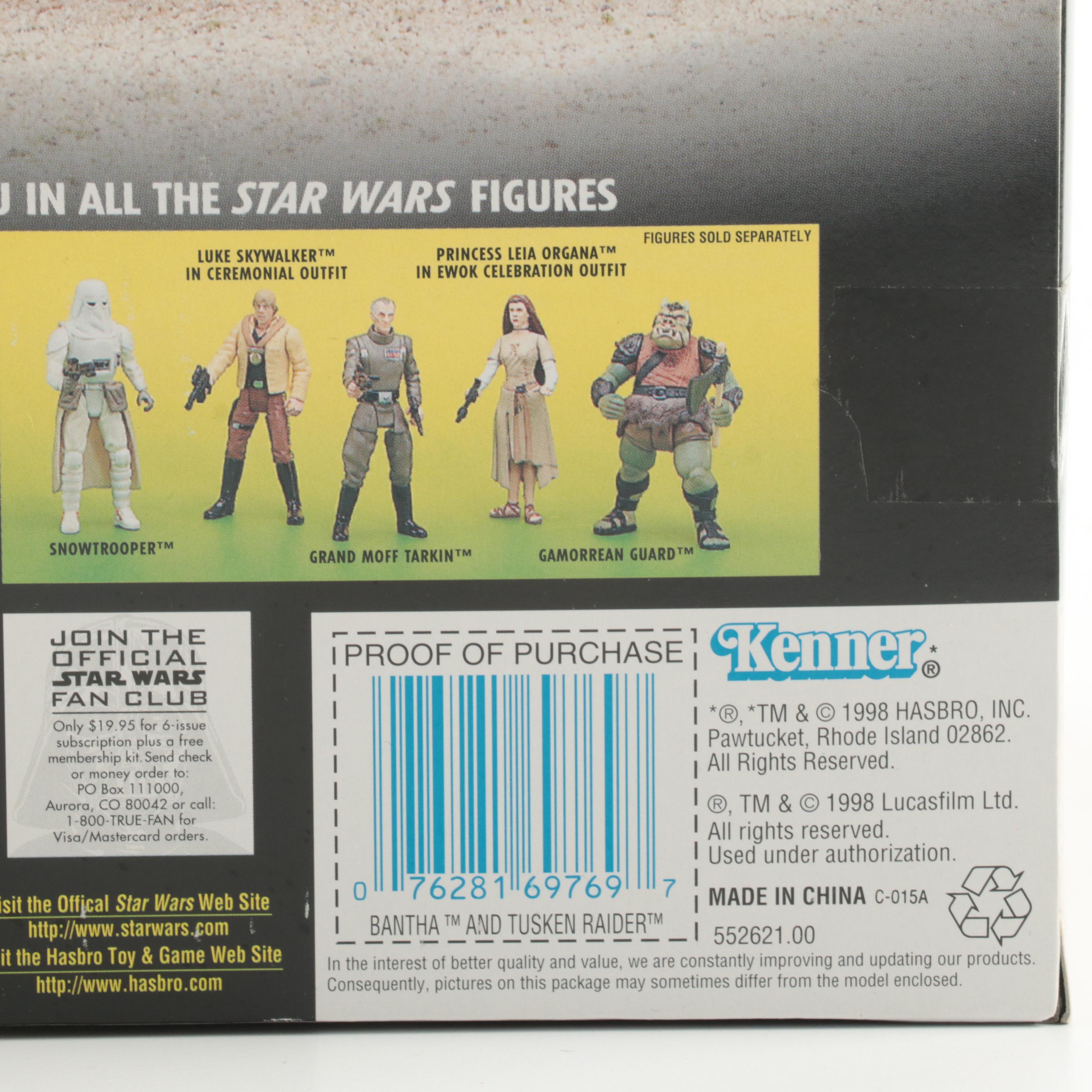 Kenner Star Wars "The Power of the Force" Bantha and Tusken Raider Action Figure