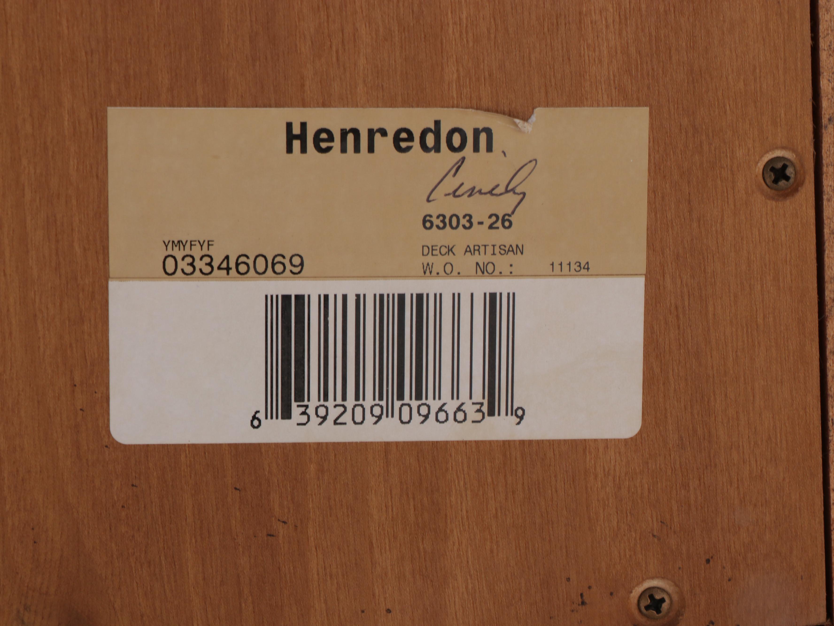 Henredon Neoclassical Style Pine Retractable Television Cabinet