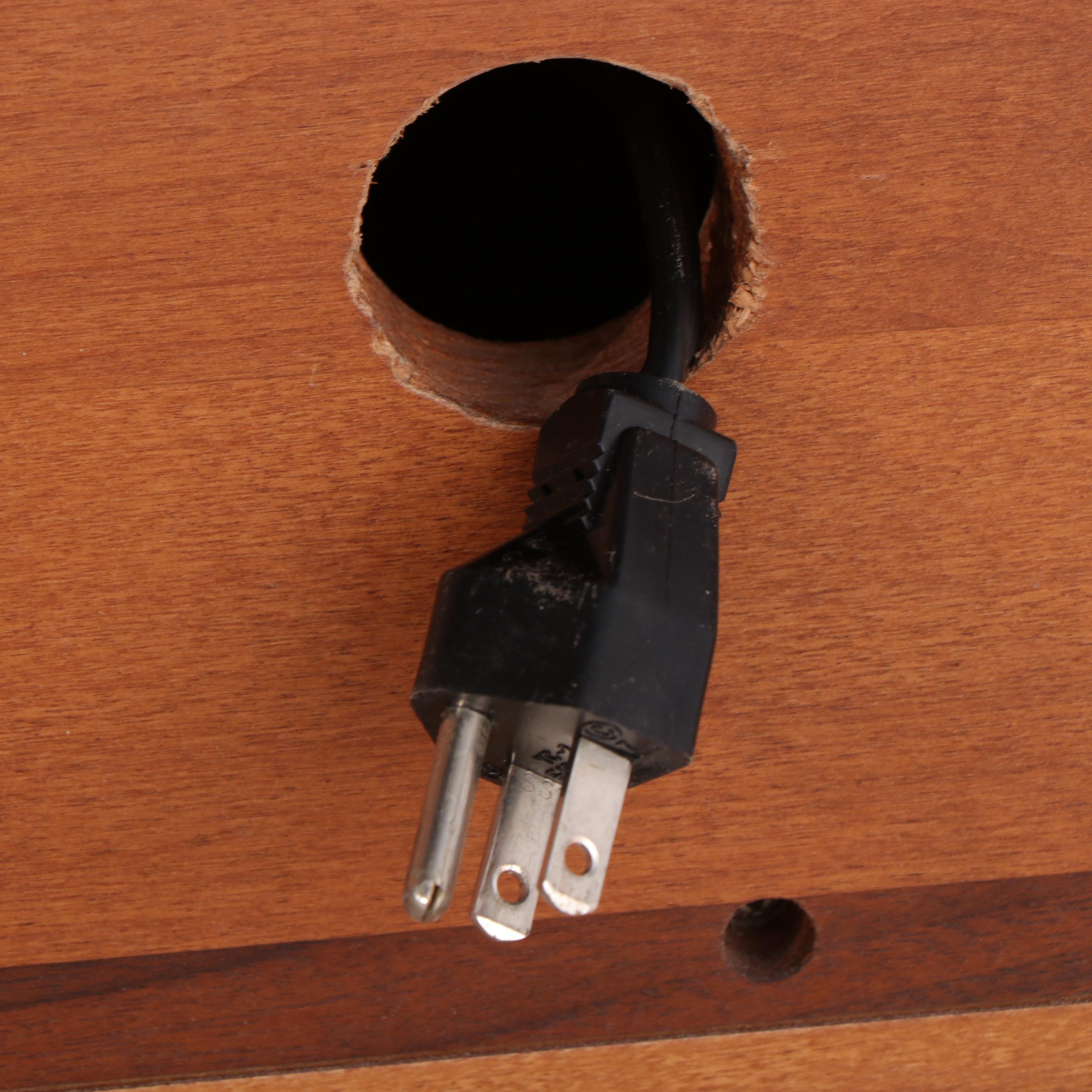 Henredon Neoclassical Style Pine Retractable Television Cabinet