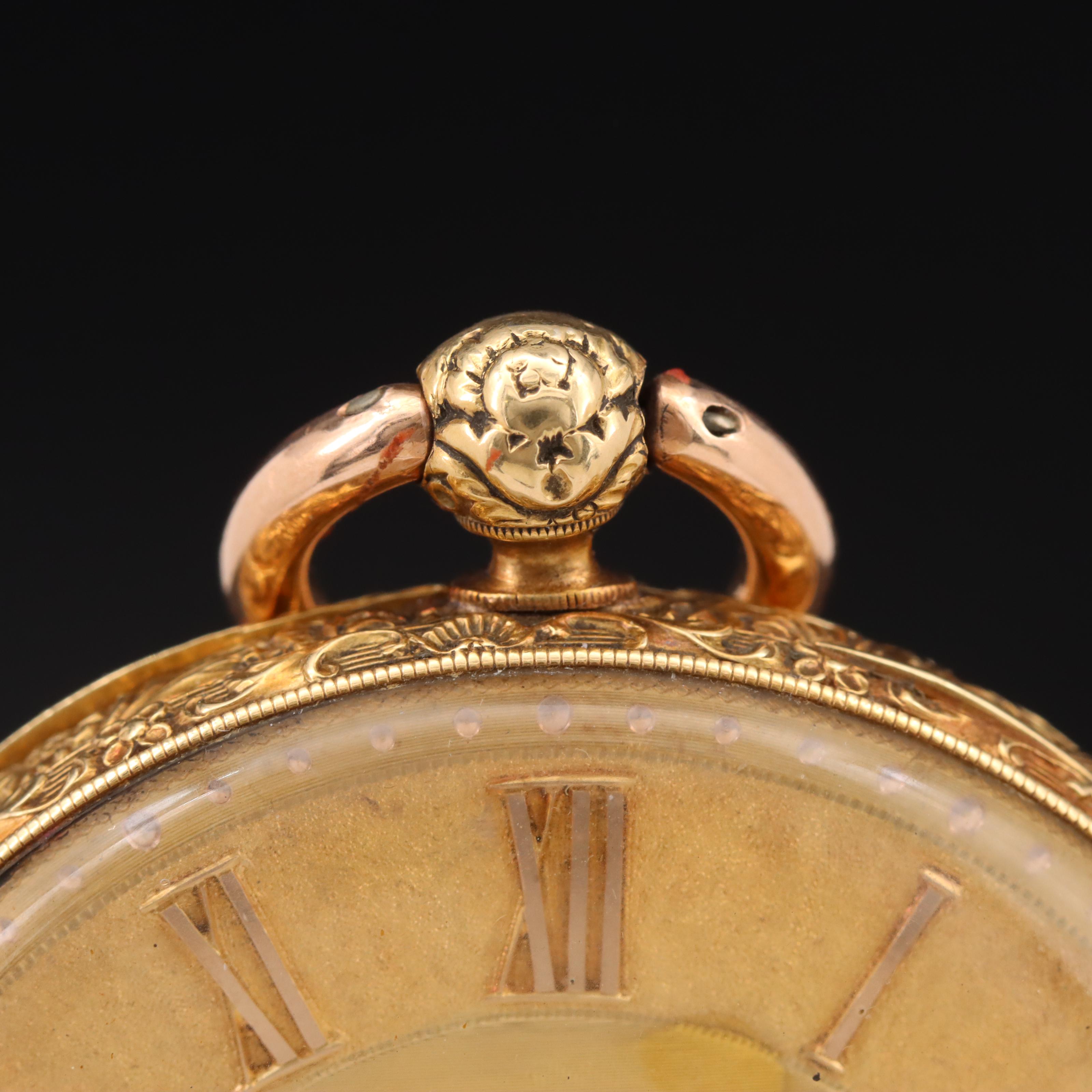 18K M.I. Tobias Vintage English Pocket Watch