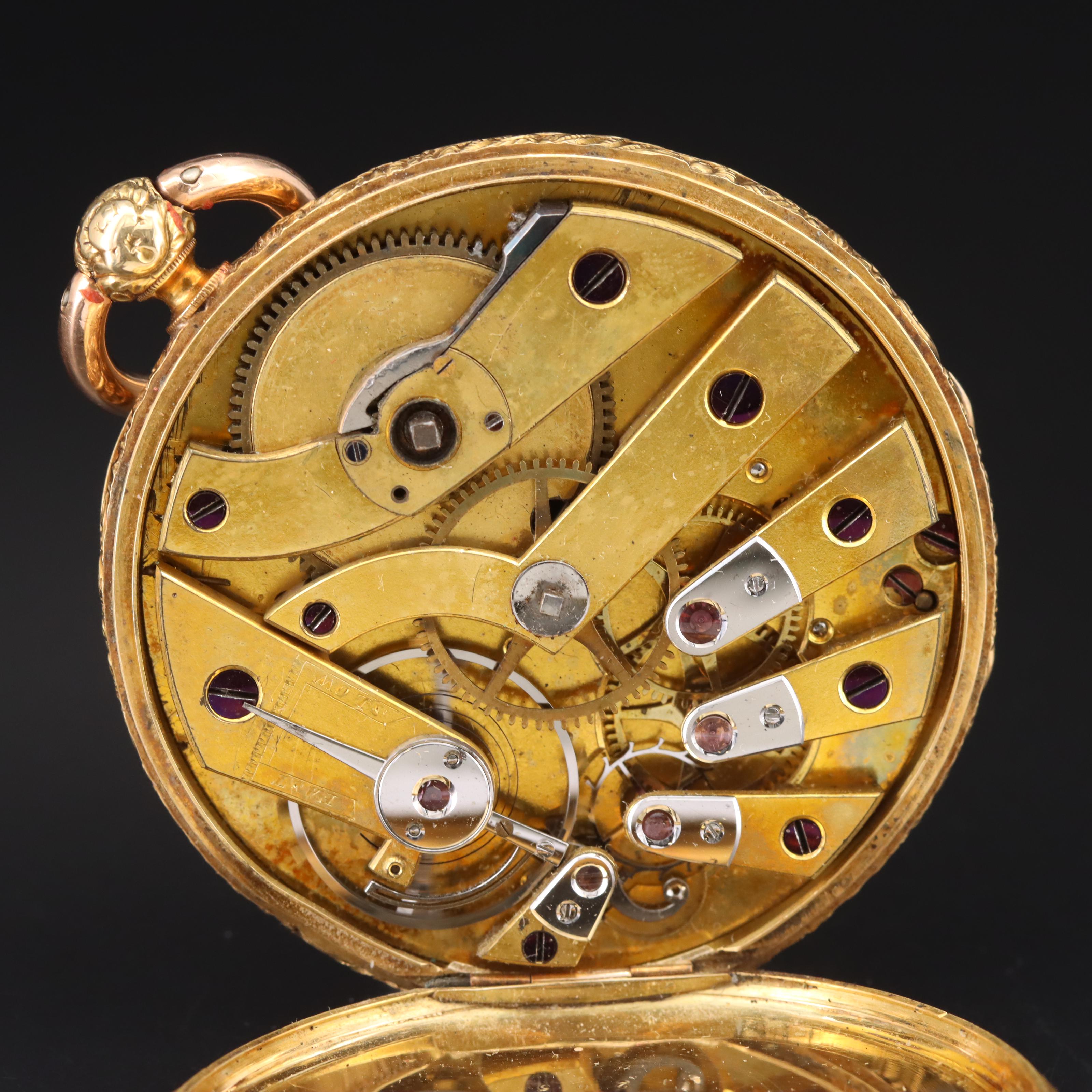 18K M.I. Tobias Vintage English Pocket Watch