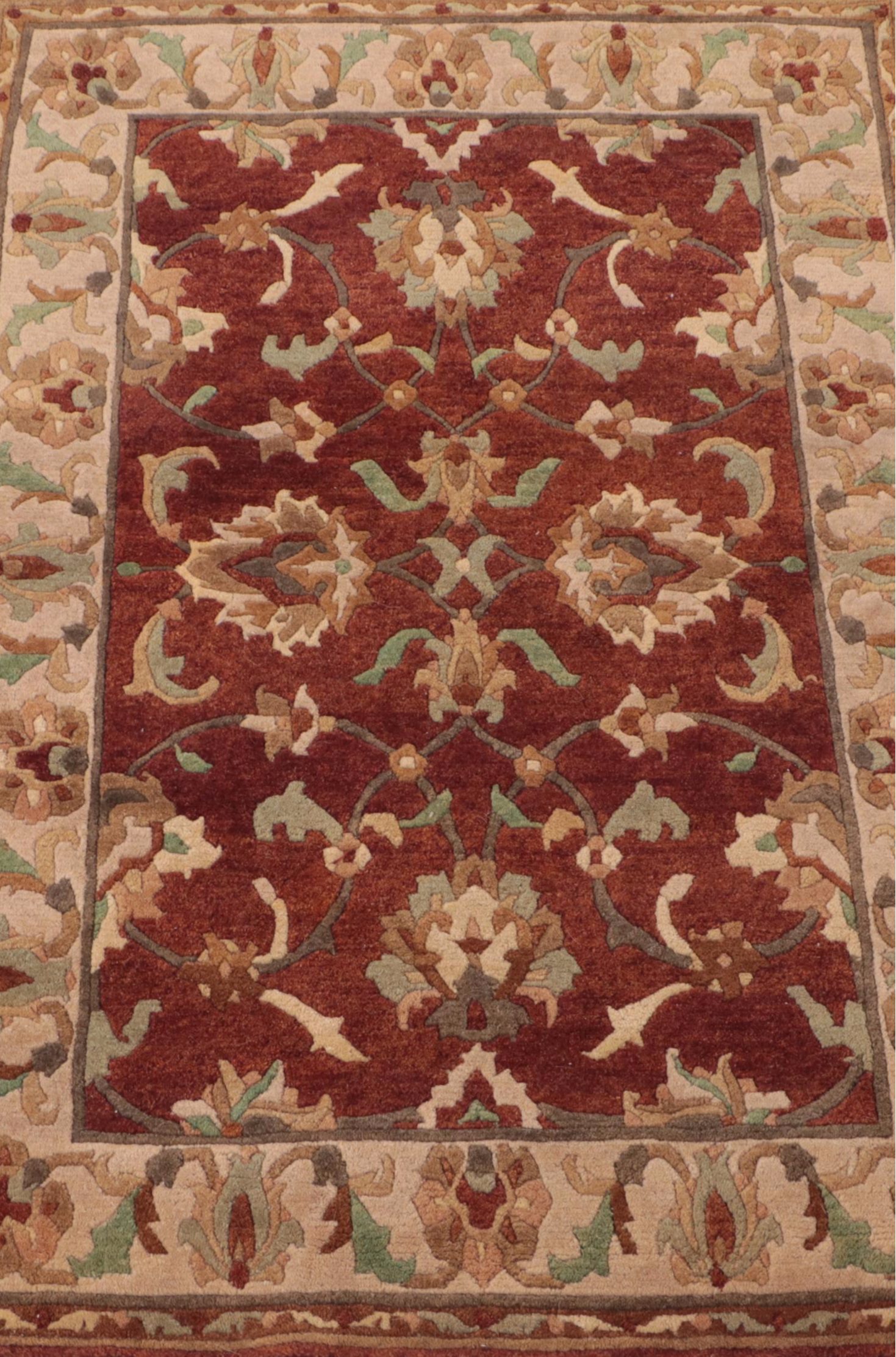 3'7 x 5'2 Hand-Knotted Nepalese Area Rug