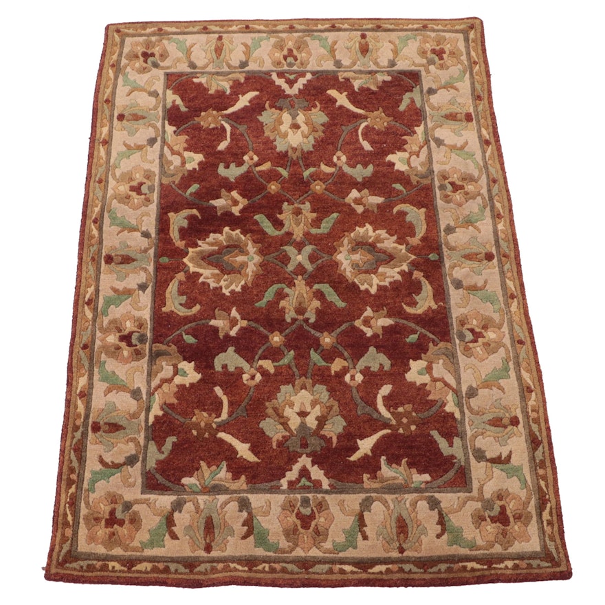 3'7 x 5'2 Hand-Knotted Nepalese Area Rug