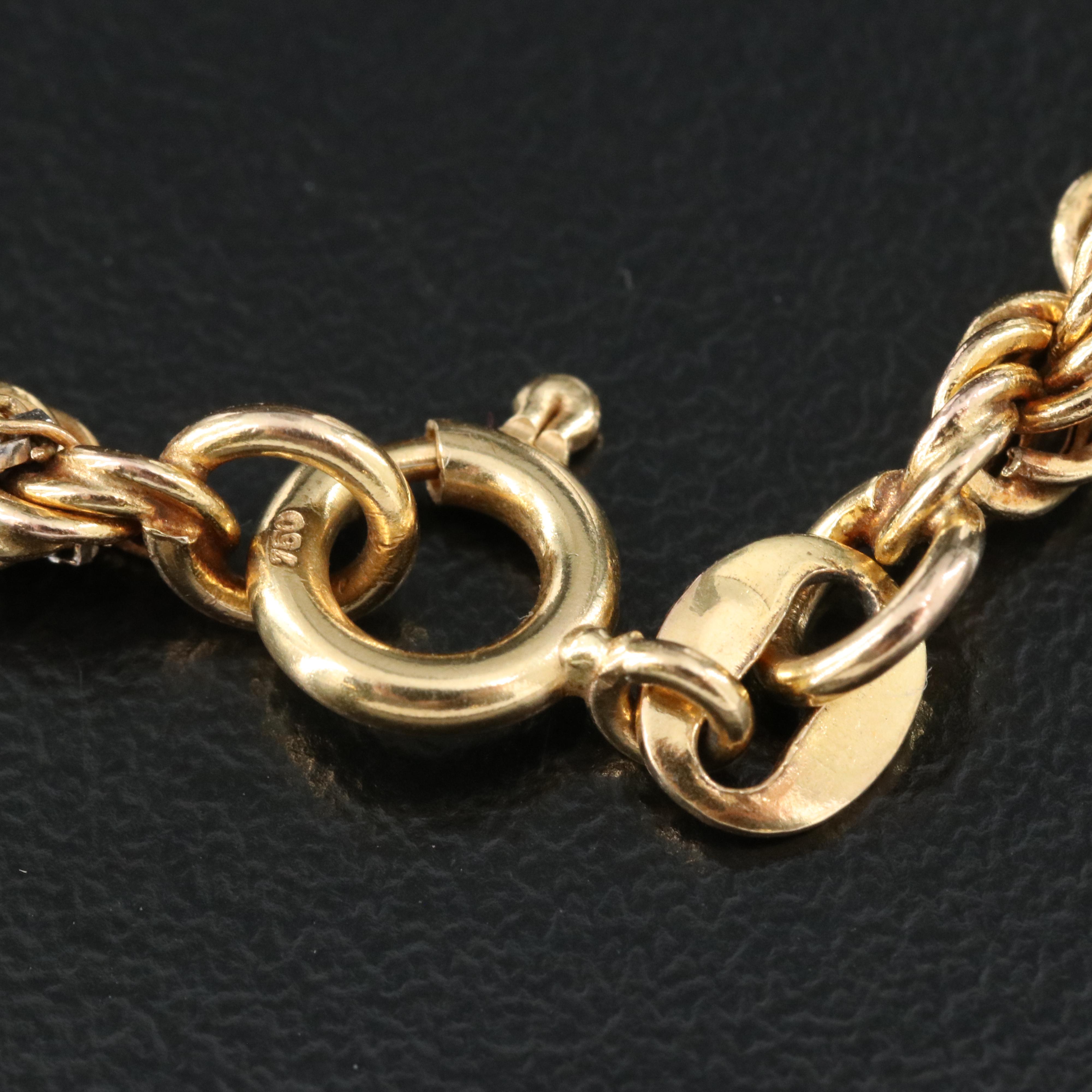 Scrap/Repair 14K Braided Rope and Box Chain | EBTH