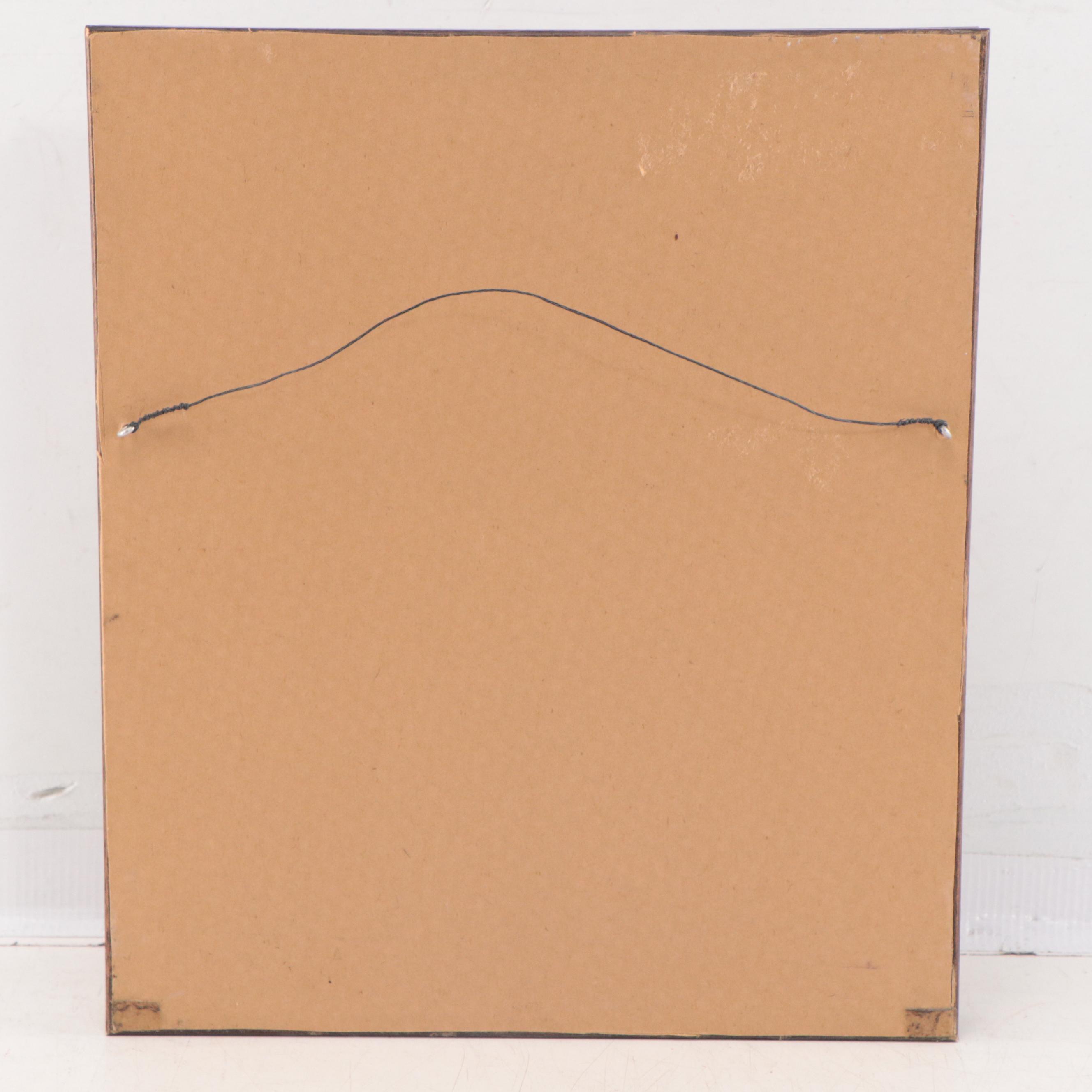 Oil Painting of Native American Portrait