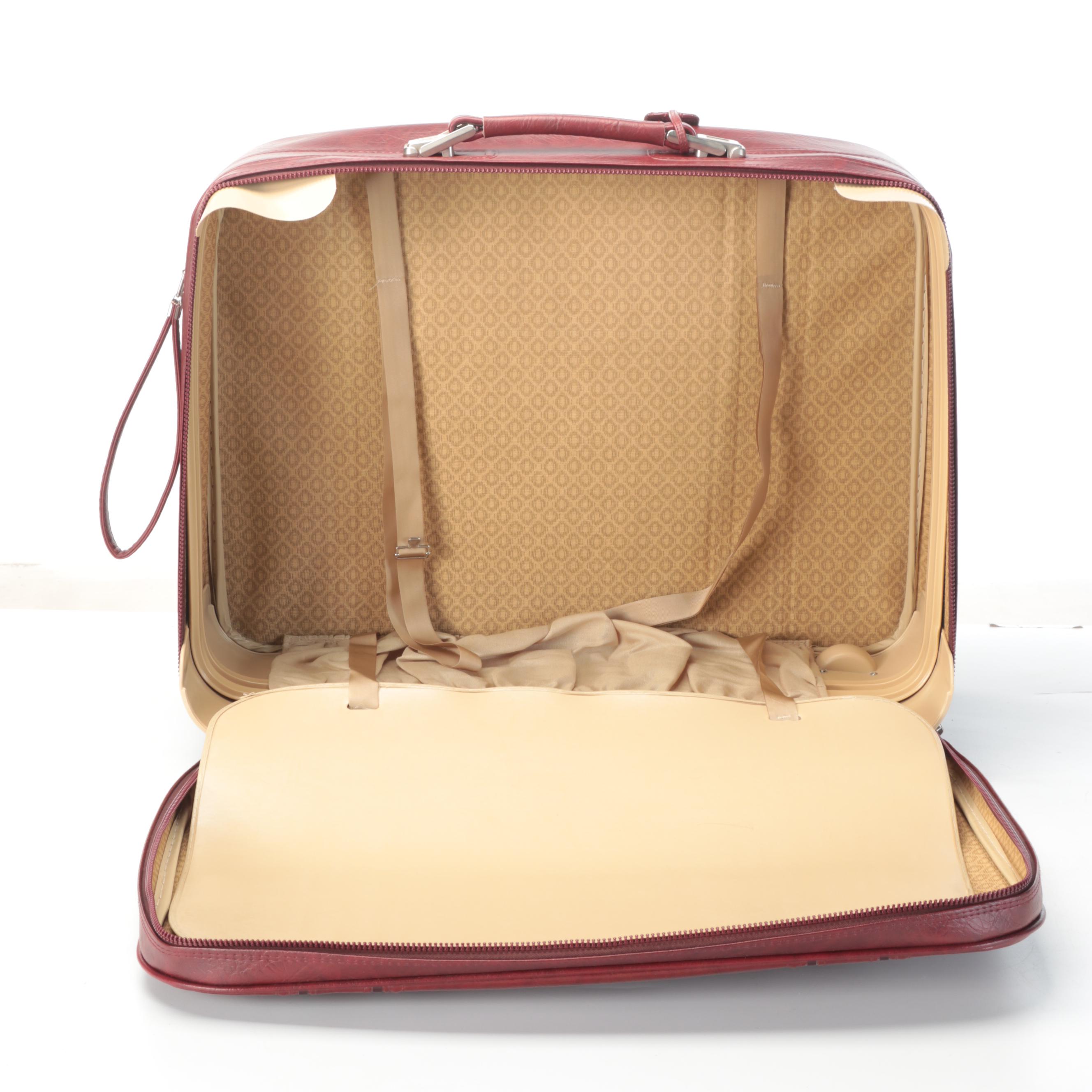 Samsonite Four-Piece Luggage Set in Burgundy