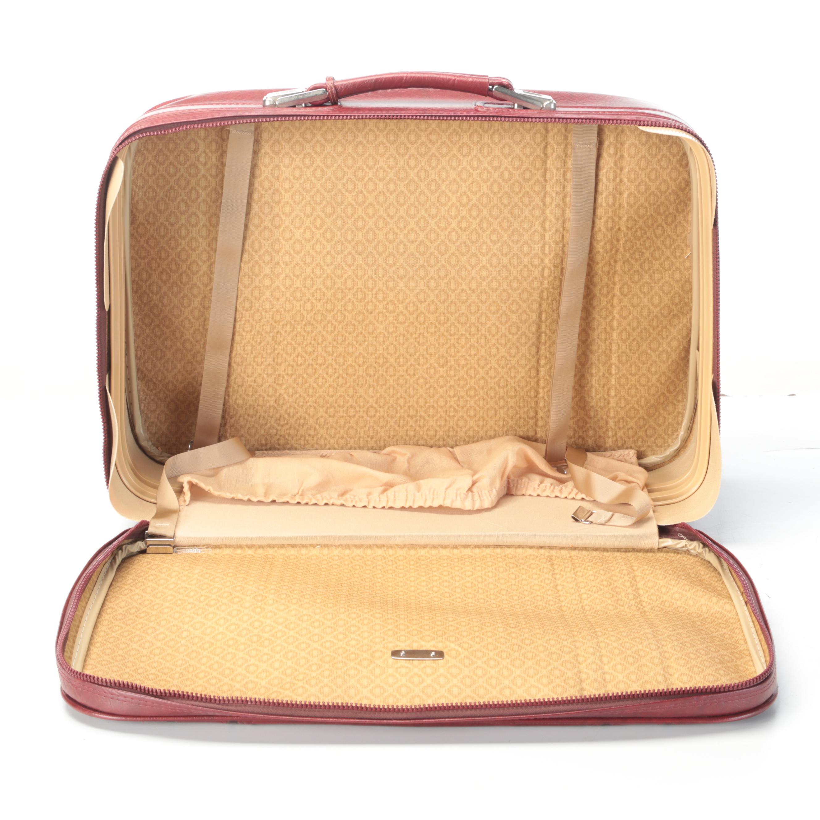 Samsonite Four-Piece Luggage Set in Burgundy