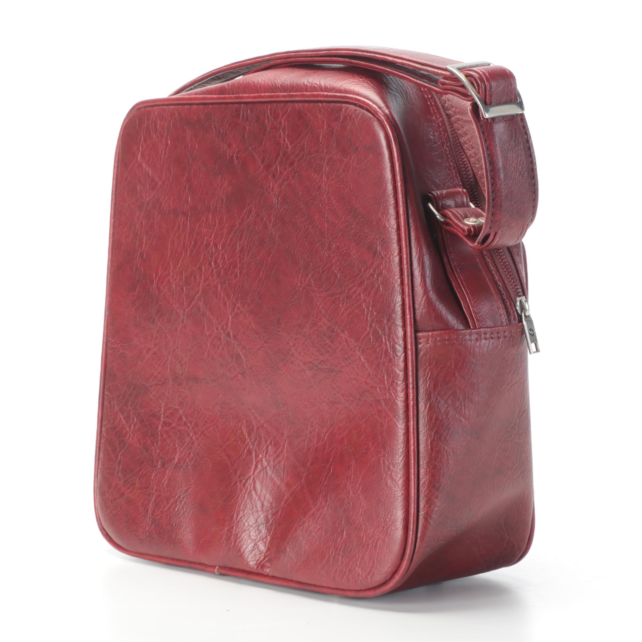 Samsonite Four-Piece Luggage Set in Burgundy