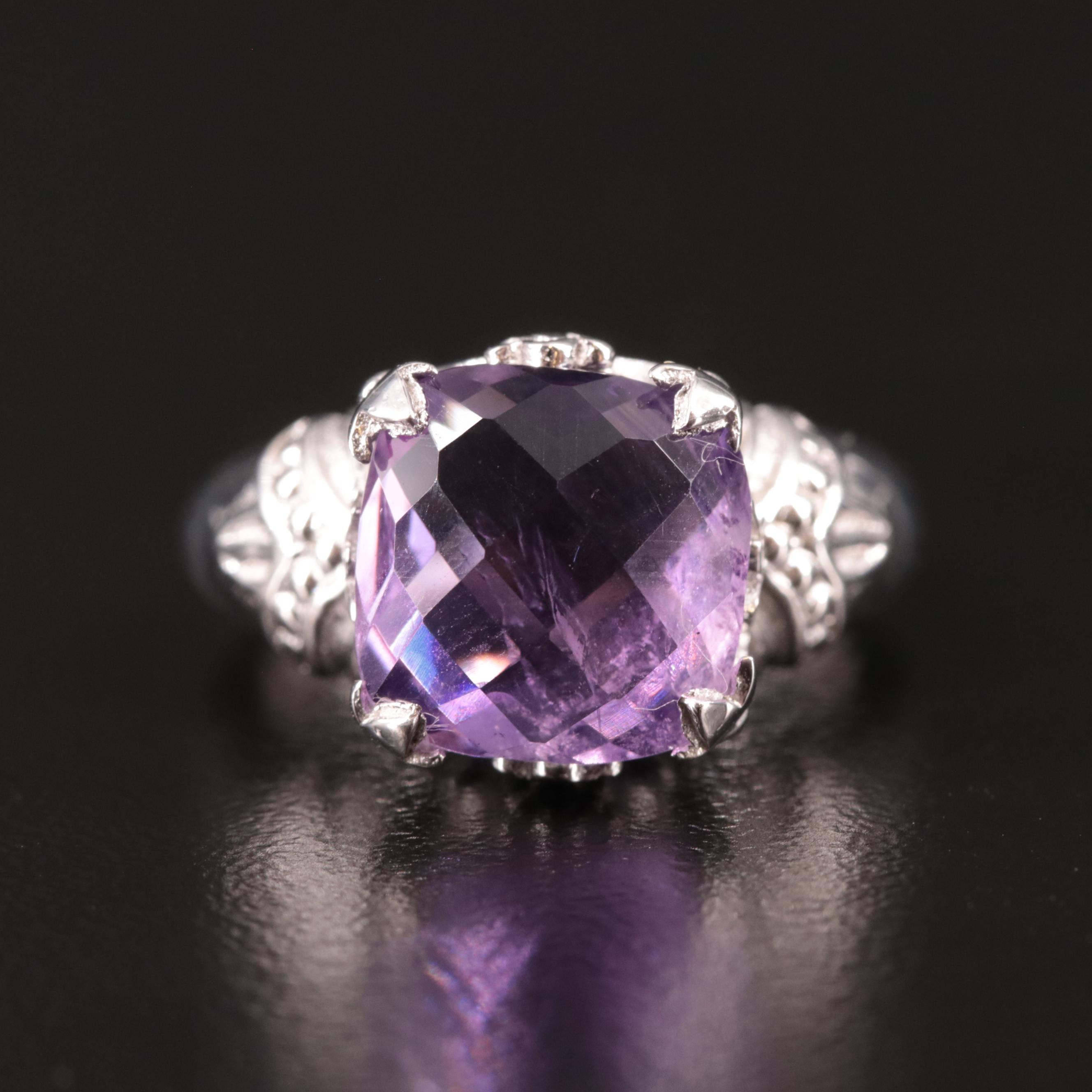 Sterling Amethyst Ring