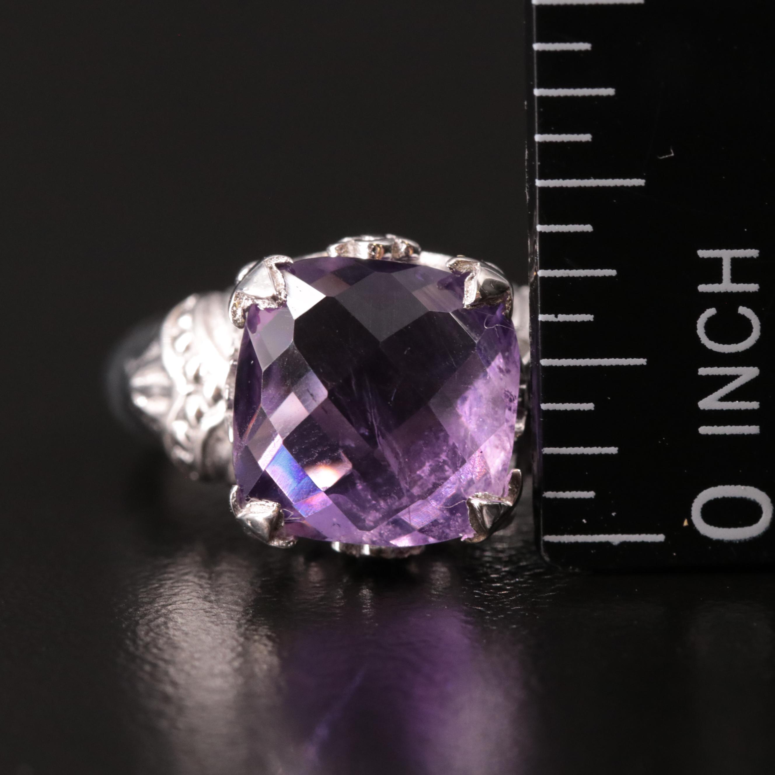 Sterling Amethyst Ring