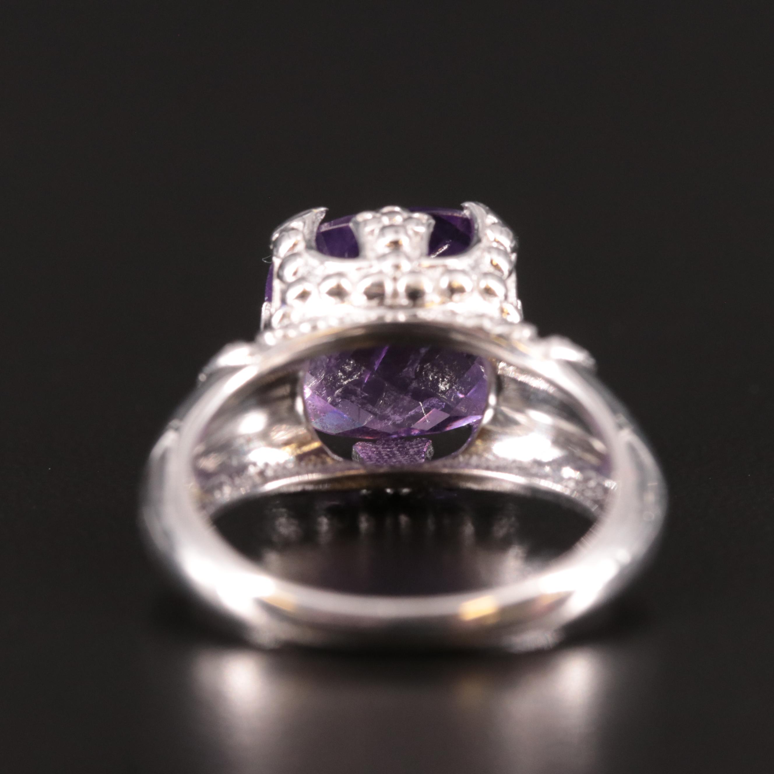 Sterling Amethyst Ring