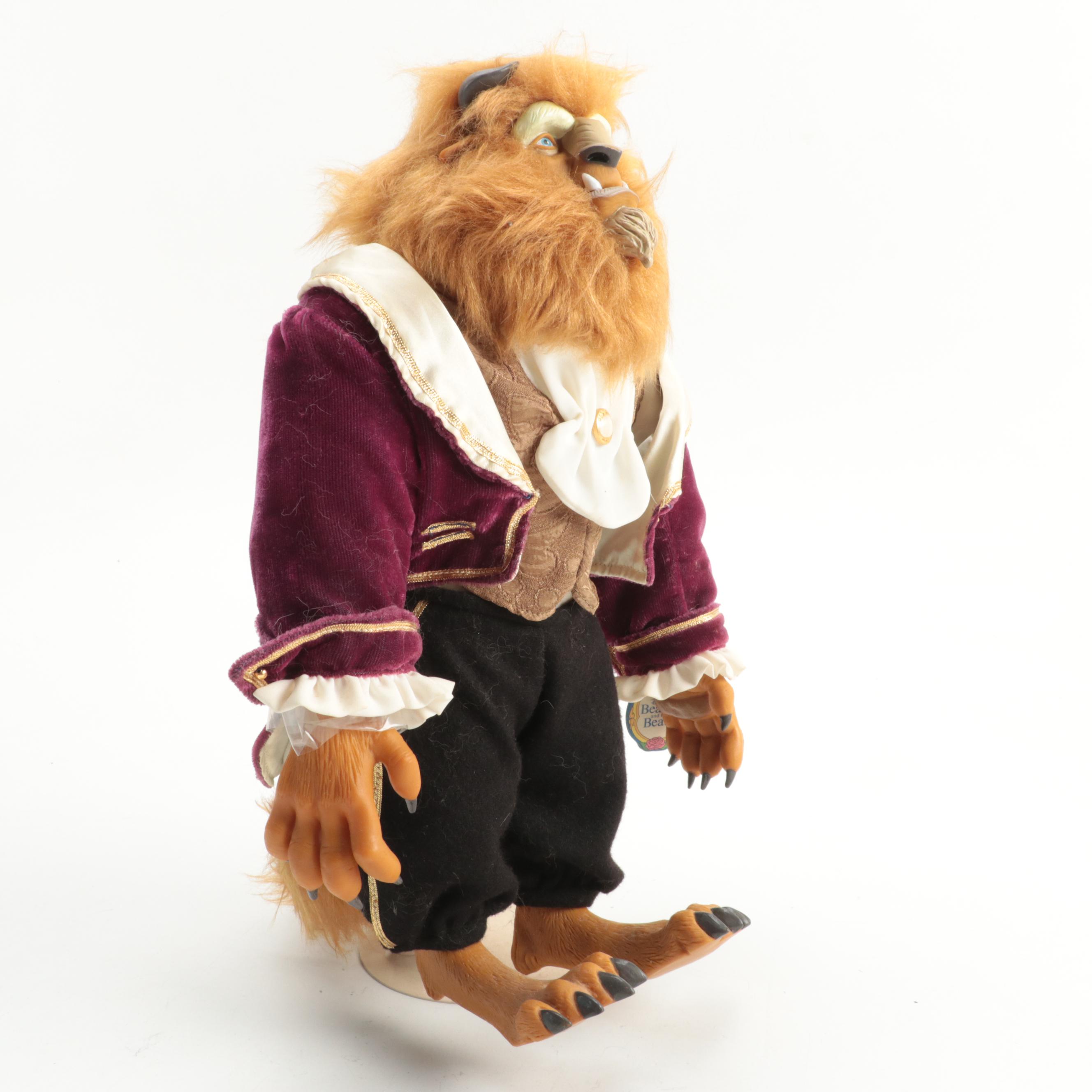 Dakin Disney "Beauty and the Beast" Vinyl Beast Doll, Late 20th Century
