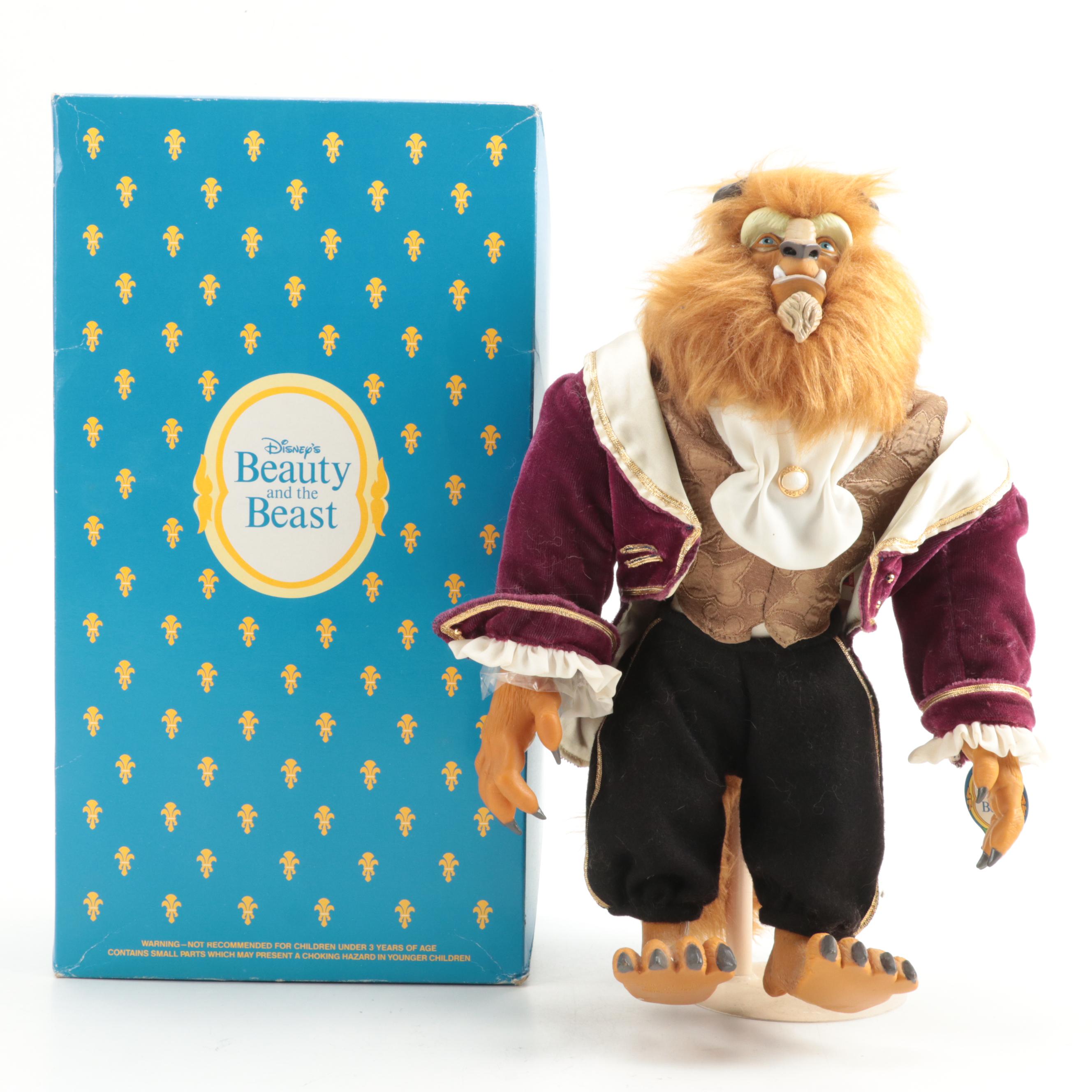 Dakin Disney "Beauty and the Beast" Vinyl Beast Doll, Late 20th Century