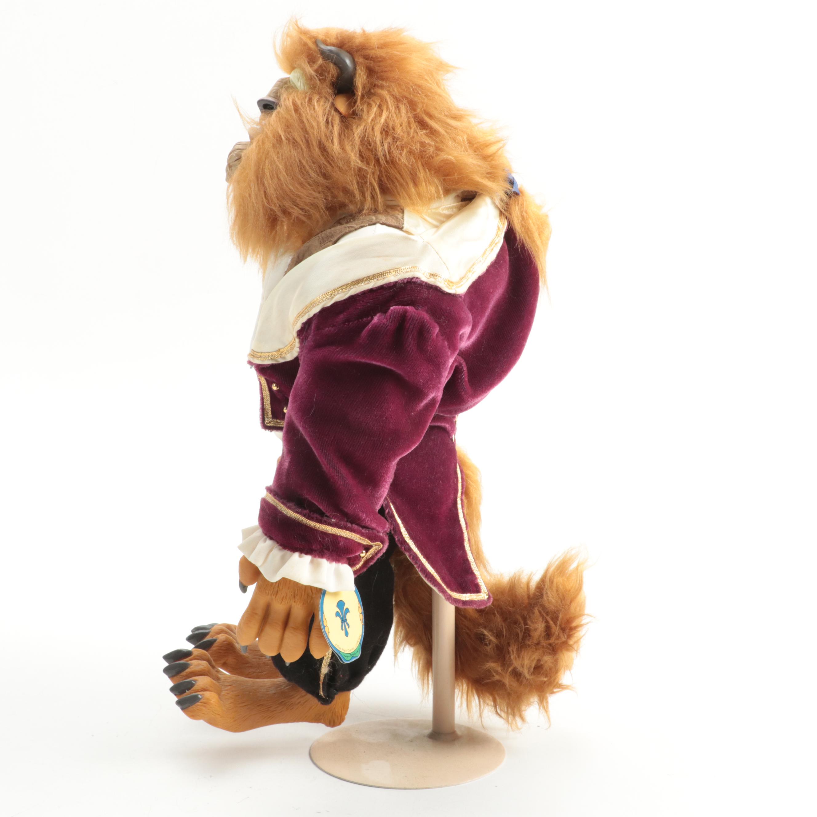 Dakin Disney "Beauty and the Beast" Vinyl Beast Doll, Late 20th Century