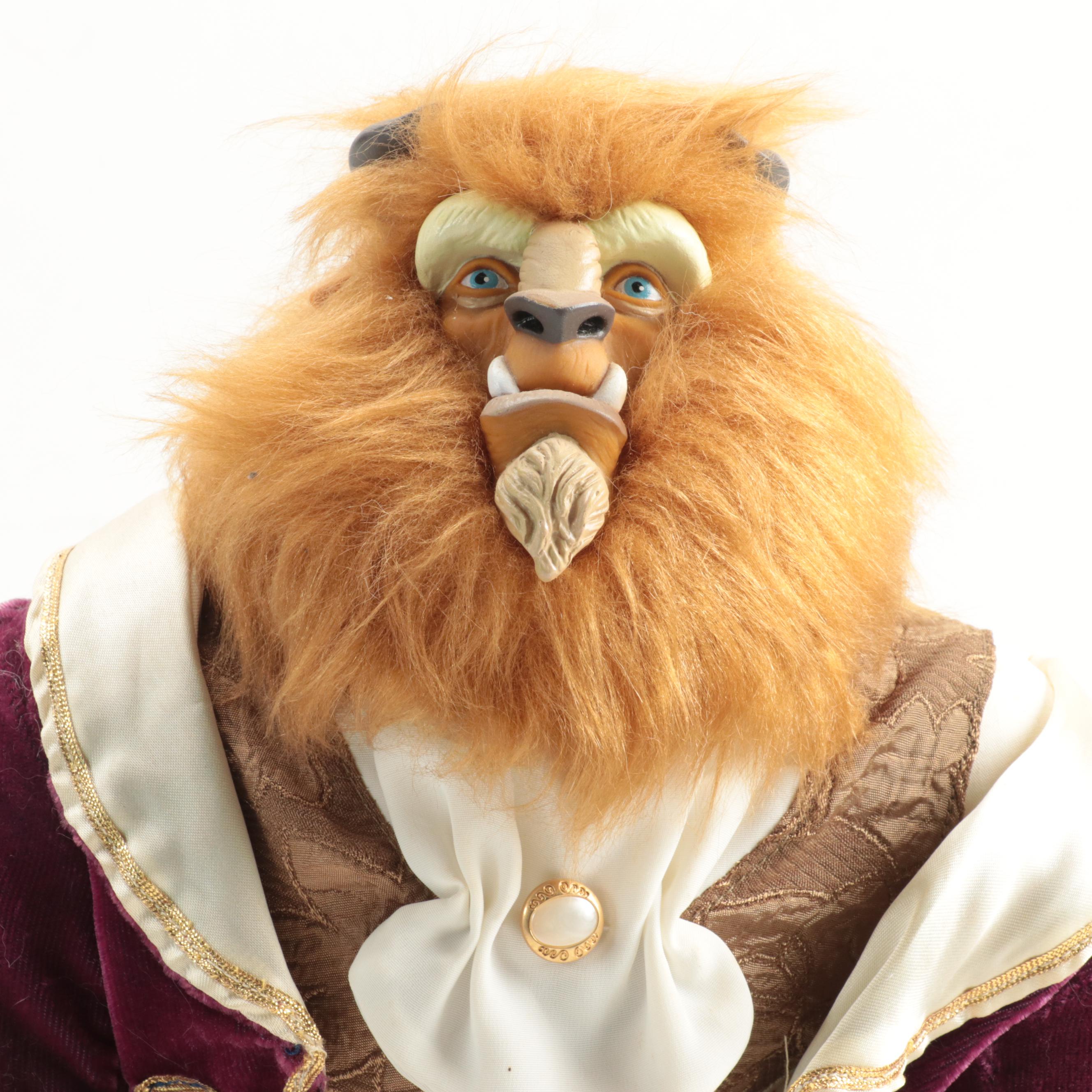 Dakin Disney "Beauty and the Beast" Vinyl Beast Doll, Late 20th Century
