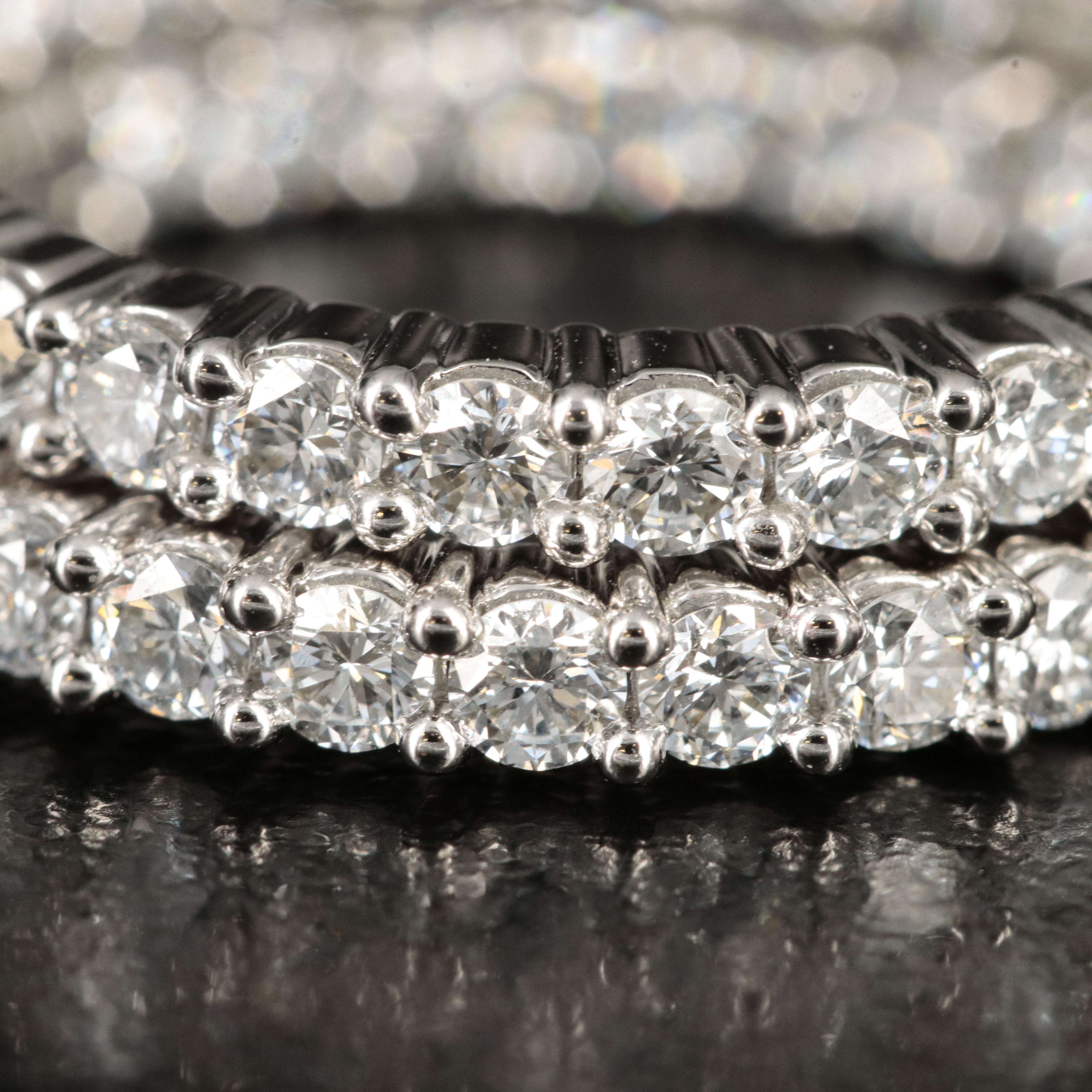 14K 2.00 CTW Lab Grown Diamond Inside-Out Hoop Earrings