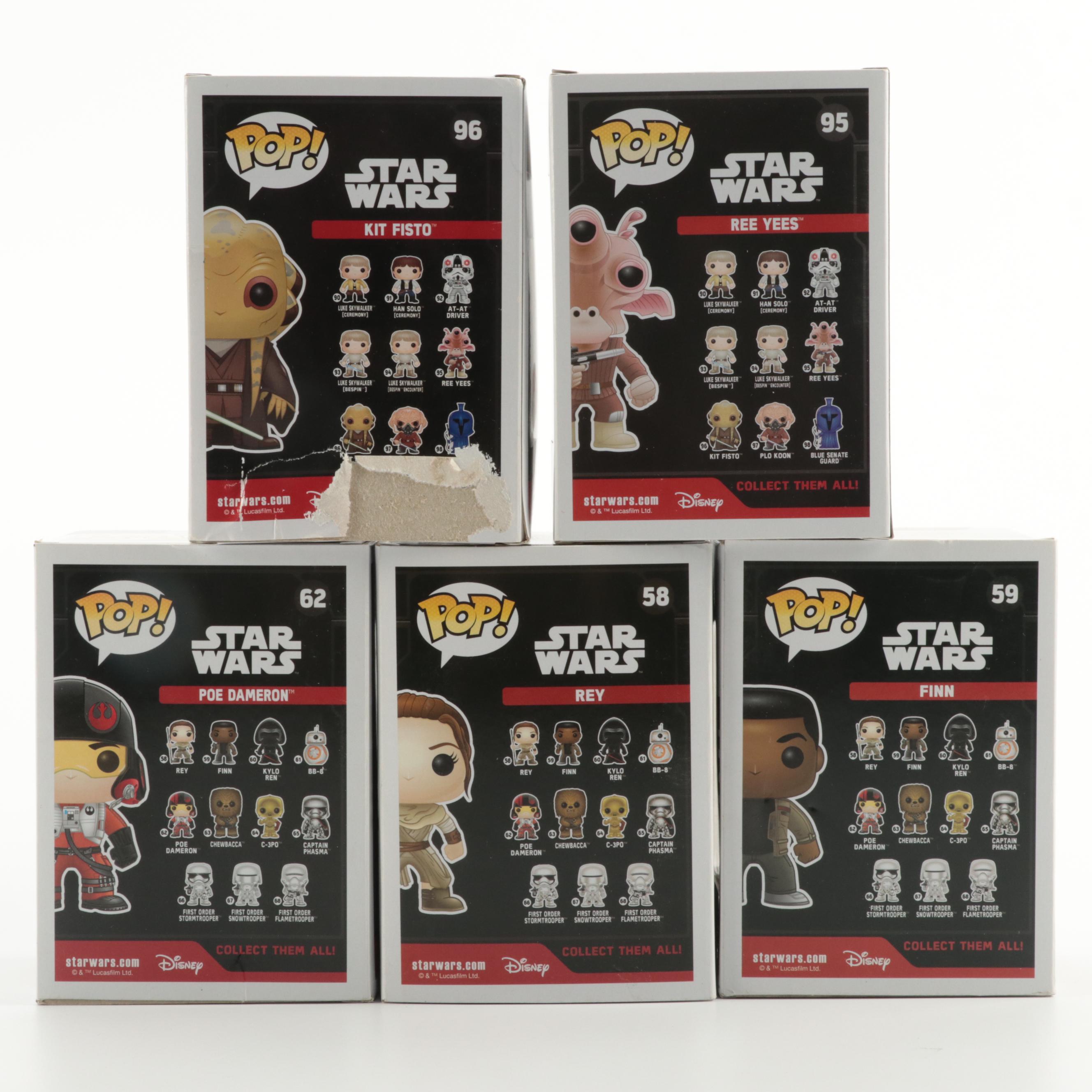 Disney Star Wars Funko Pop! Including Kylo Ren, Finn, Kit Fisto and More