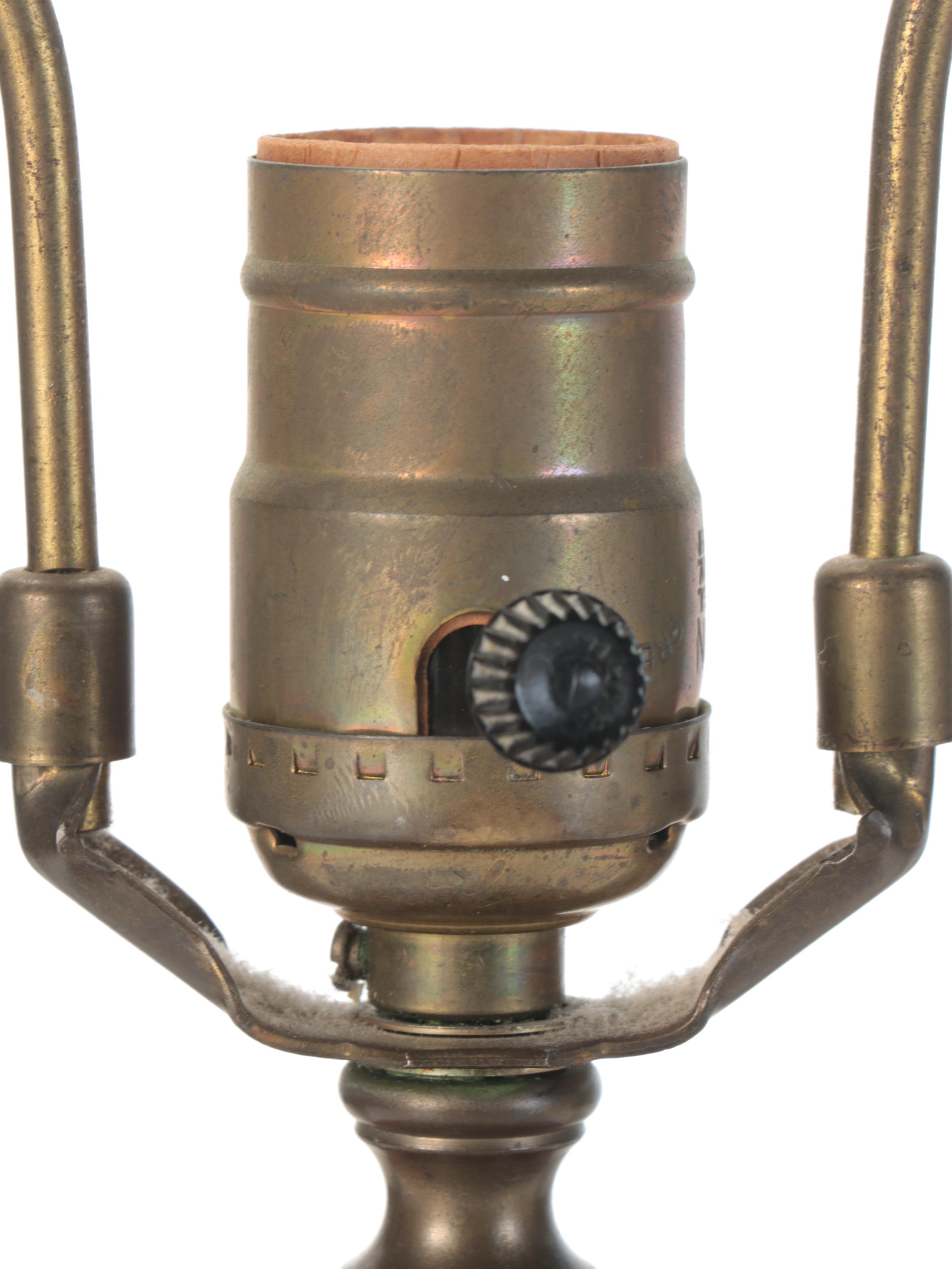 Chinese Porcelain Lotus Flower Jar Table Lamp, Late 20th Century