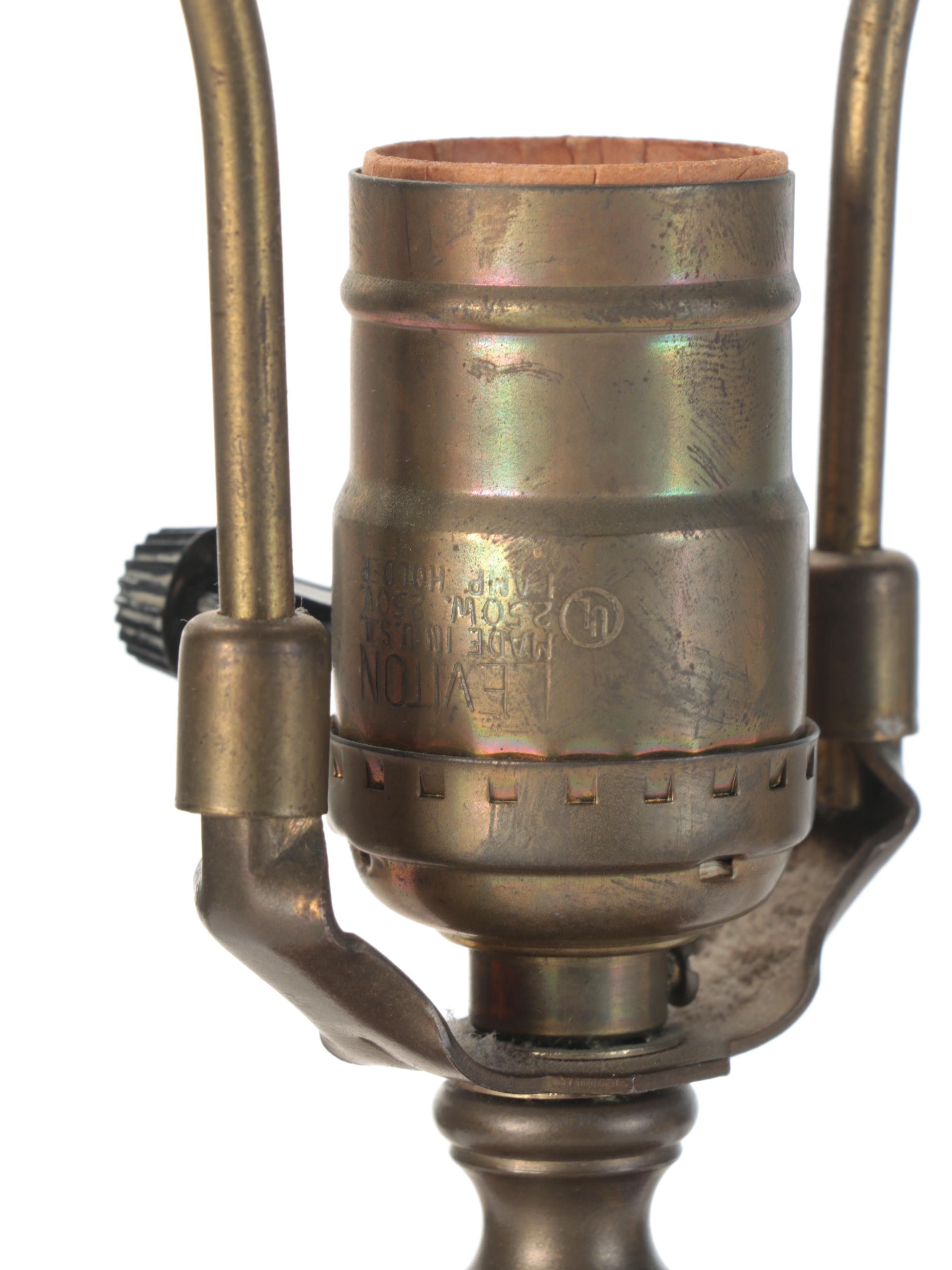 Chinese Porcelain Lotus Flower Jar Table Lamp, Late 20th Century