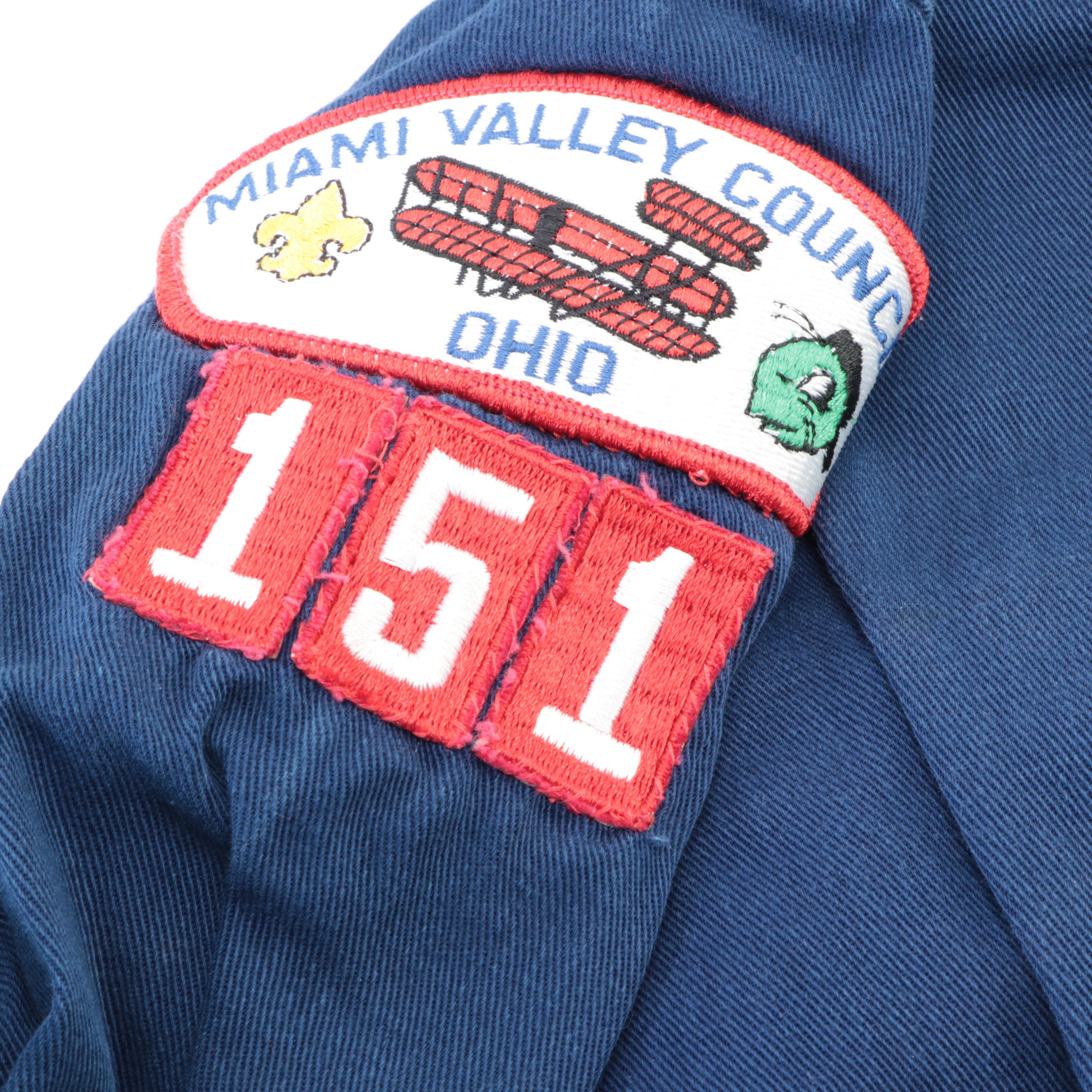 Cub Scouts Ohio Valley Council Den 6 Shirt with Patches and Pin