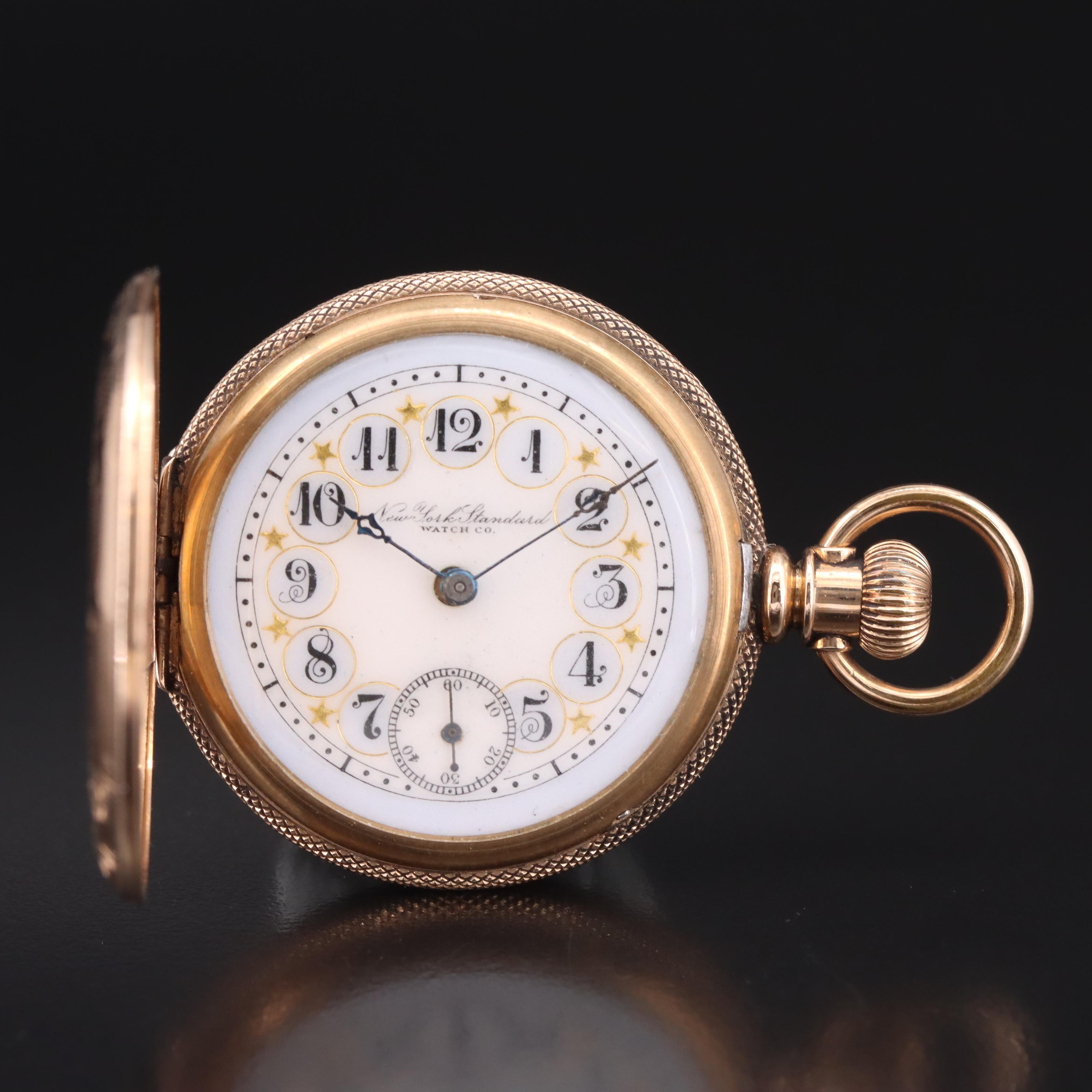1892 14K New York Standard Watch Co. Pocket Watch